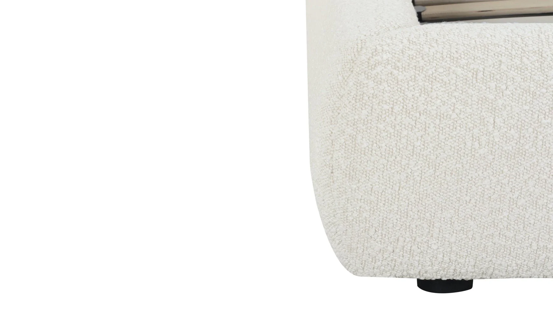 Dream Bed, King, Cream Boucle - Image 7