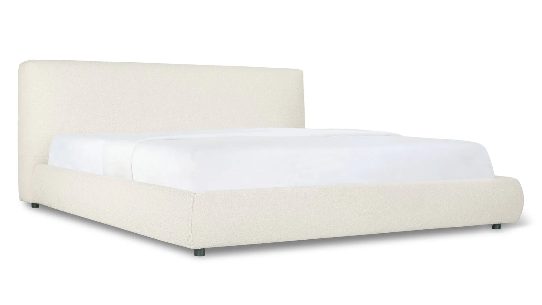 Dream Storage Bed, Queen, Cream Boucle - Image 5