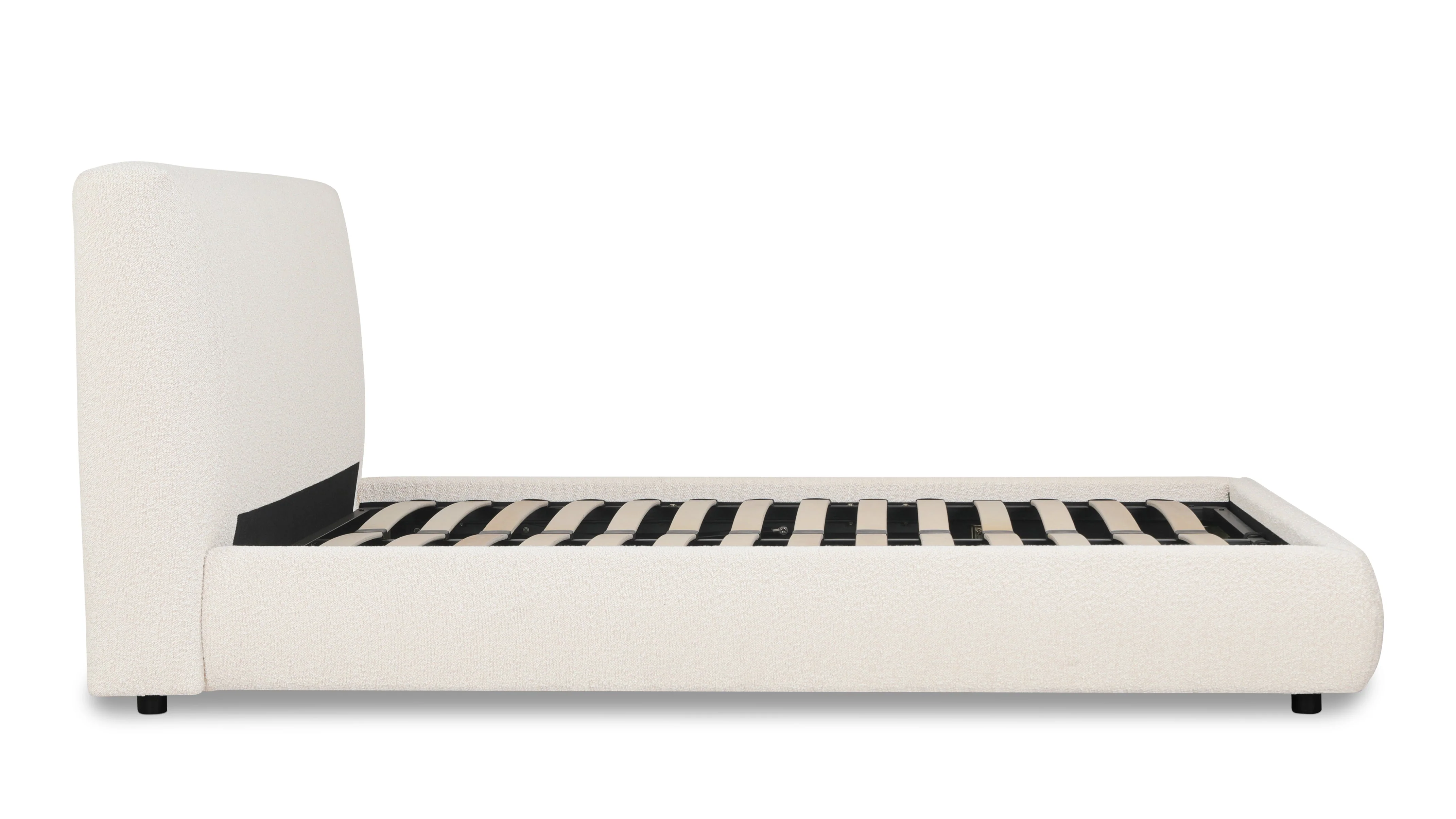 Dream Storage Bed, Full, Cream Boucle - Image 8