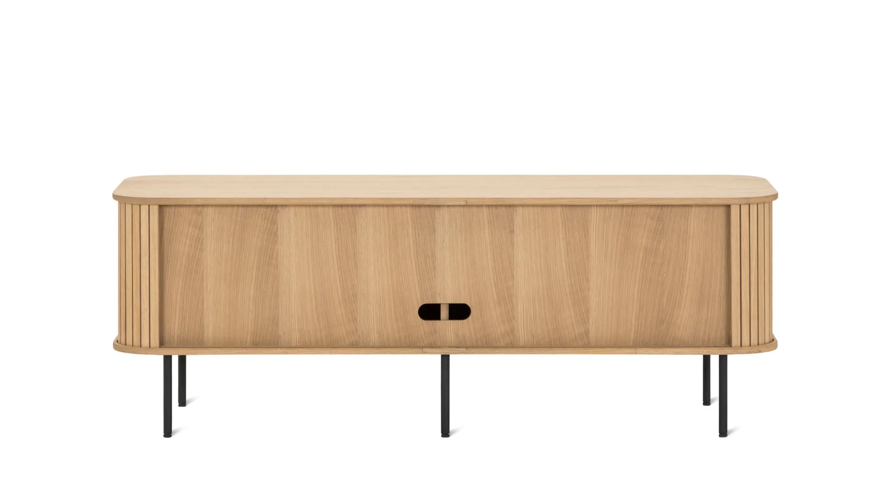 Easy Edge Media Unit, White Oak - Image 8
