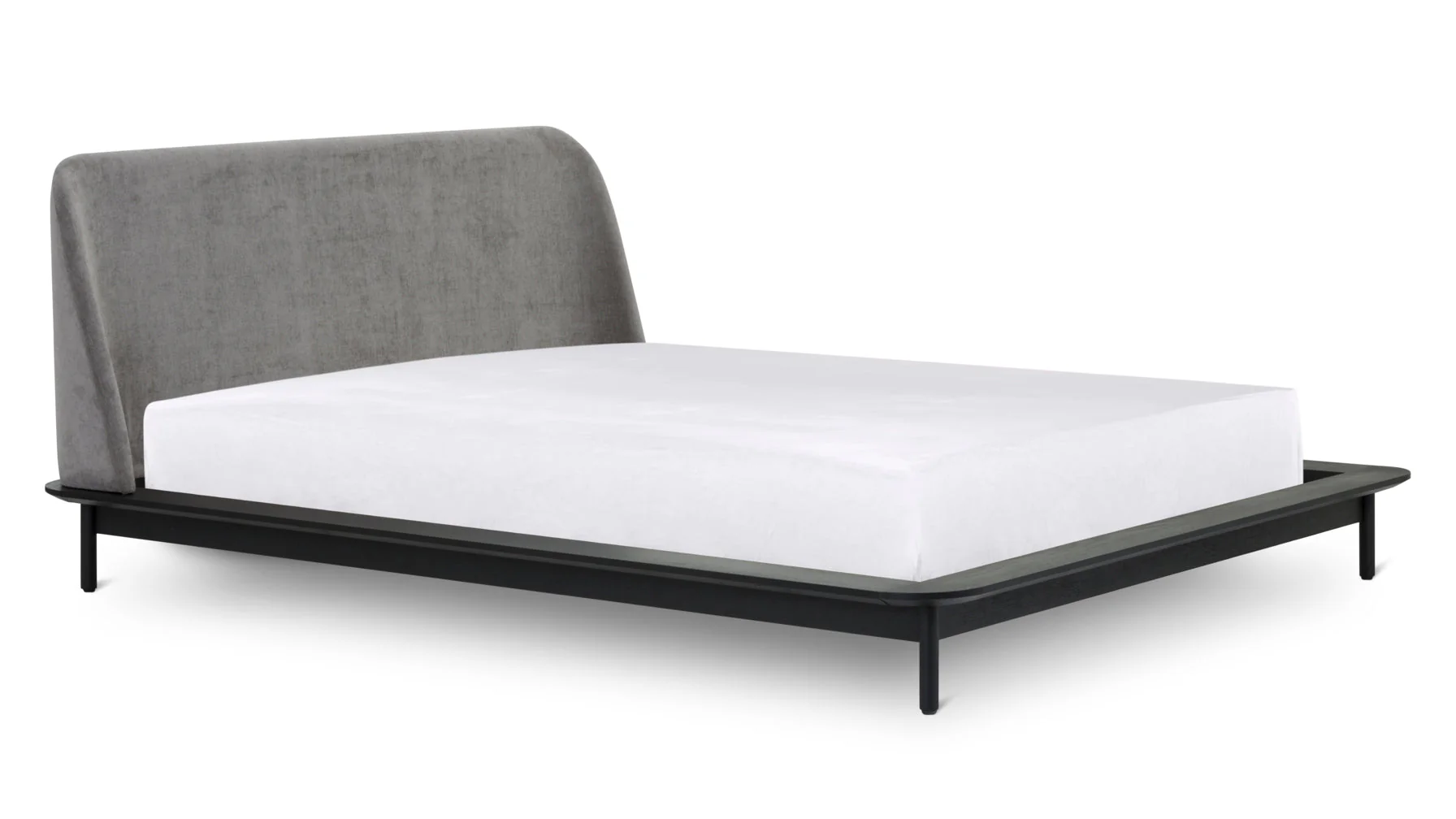Easy Edge Bed, Queen, Black Oak - Image 4