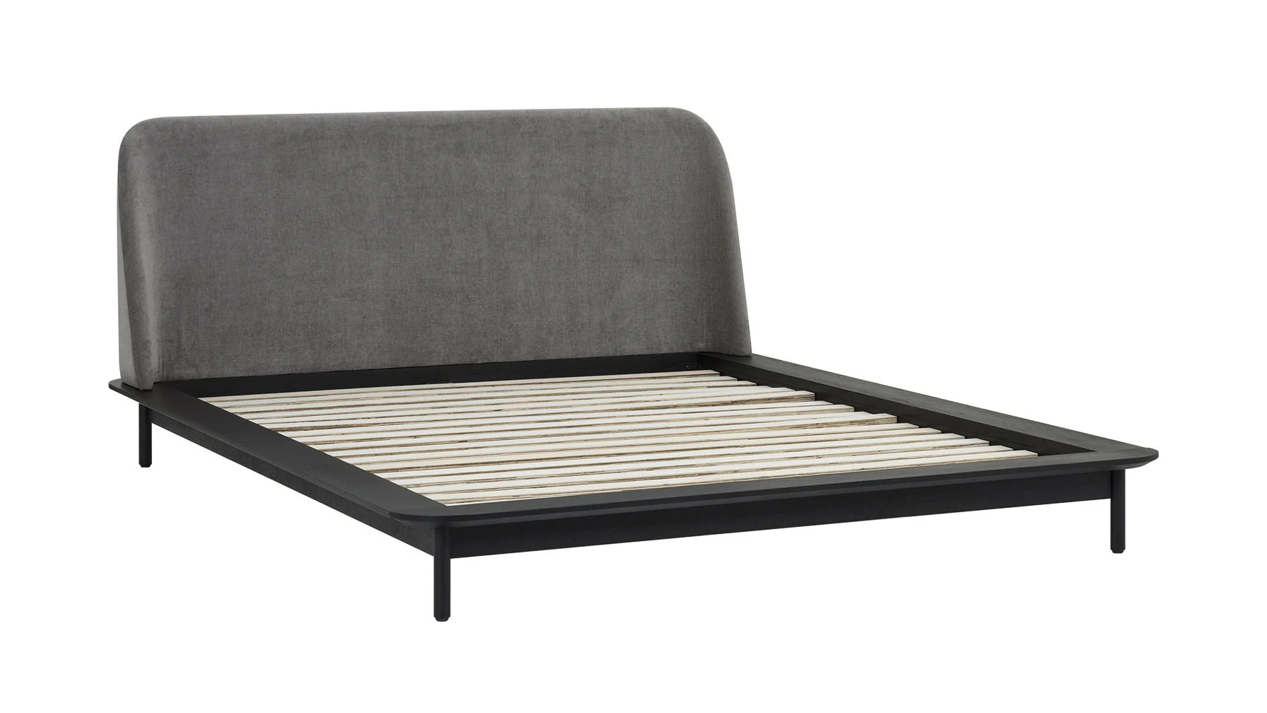 Easy Edge Bed, Queen, Black Oak - Image 6