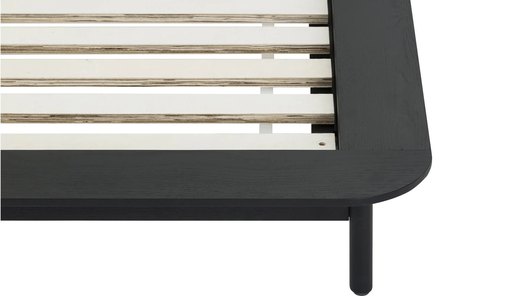 Easy Edge Bed, Queen, Black Oak - Image 8