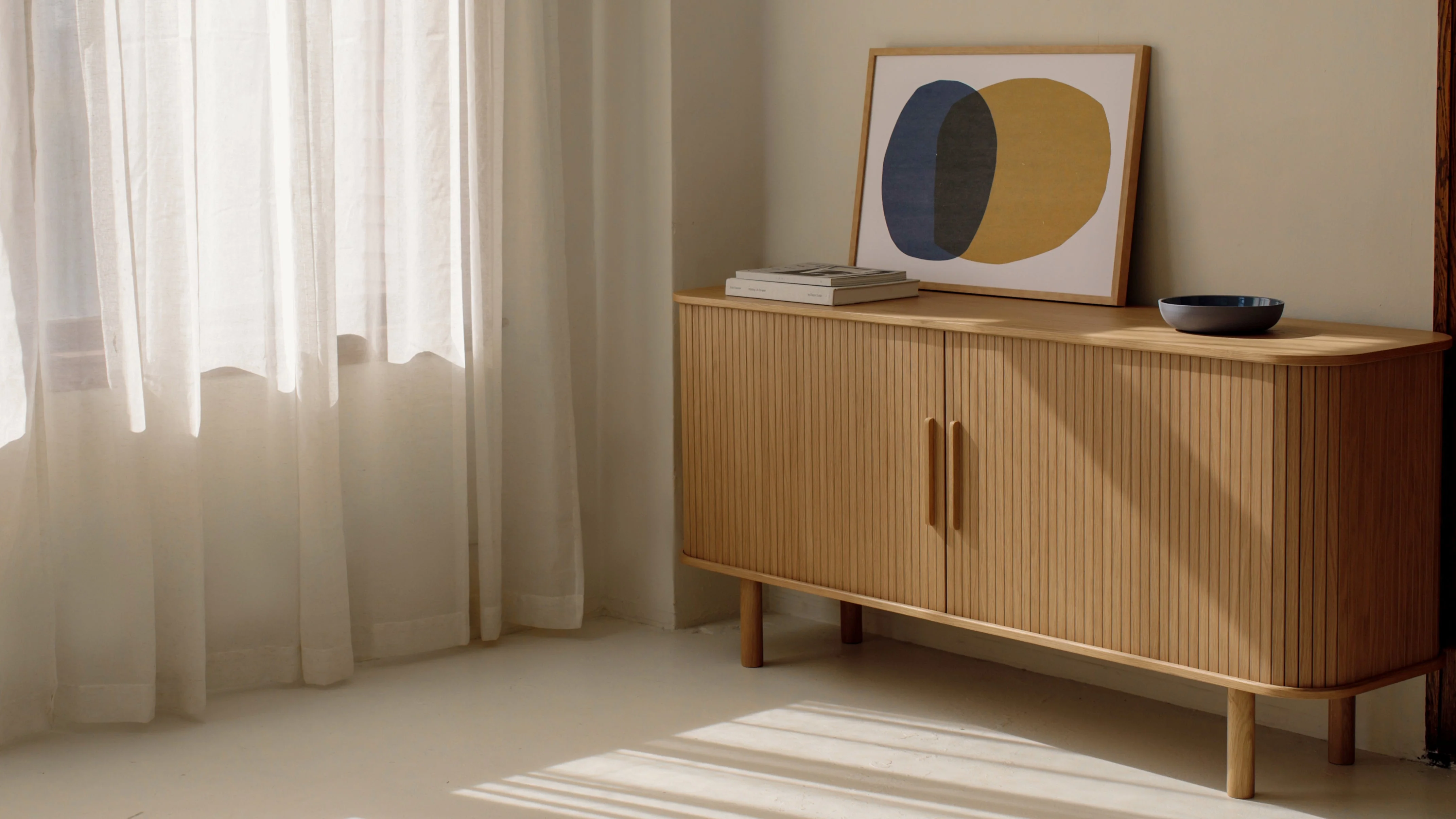 Easy Edge Sideboard All Wood, Regular, White Oak - Image 3