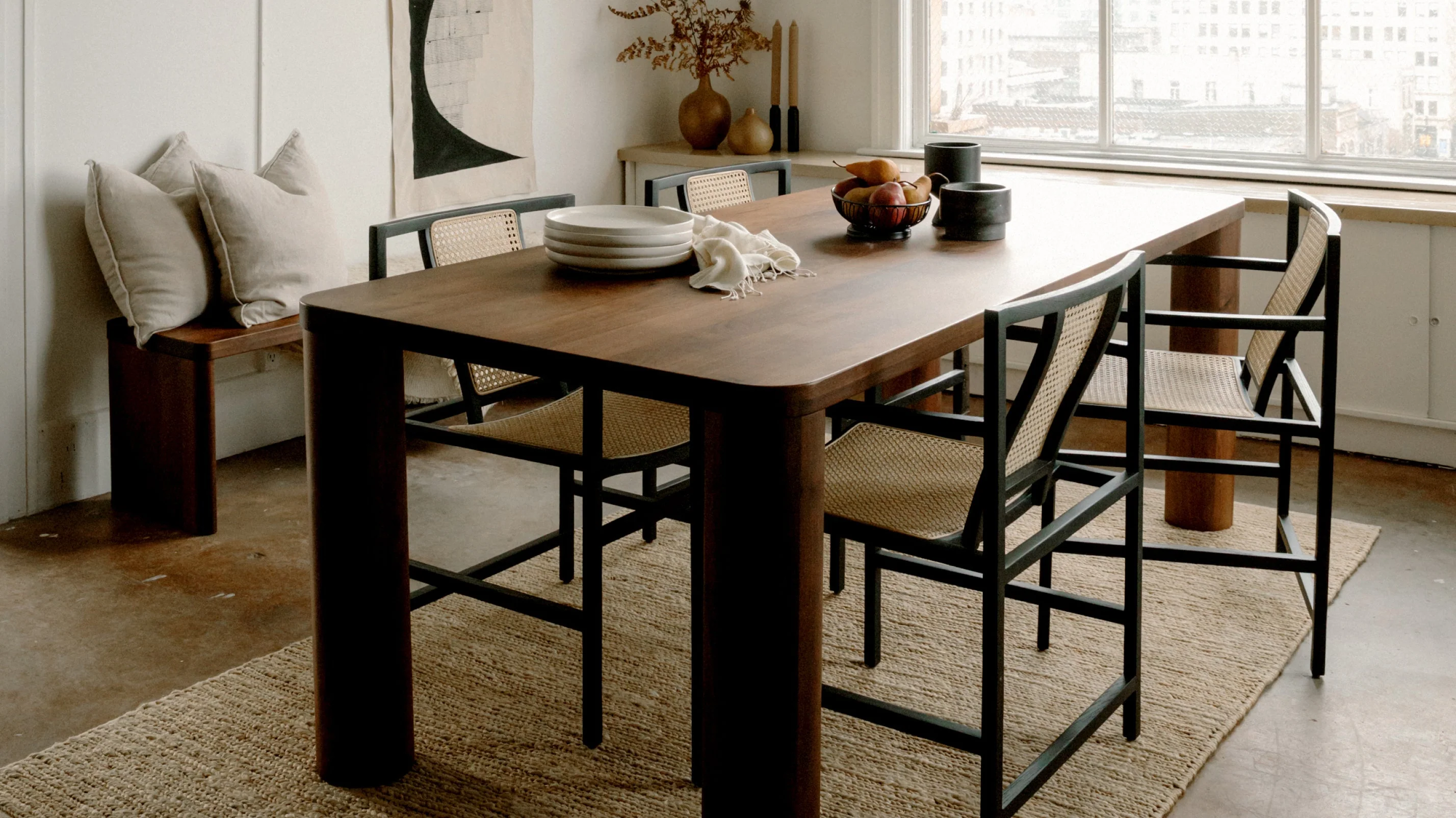 Field Dining Table, Seats 6-8 People, American Walnut - Image 3