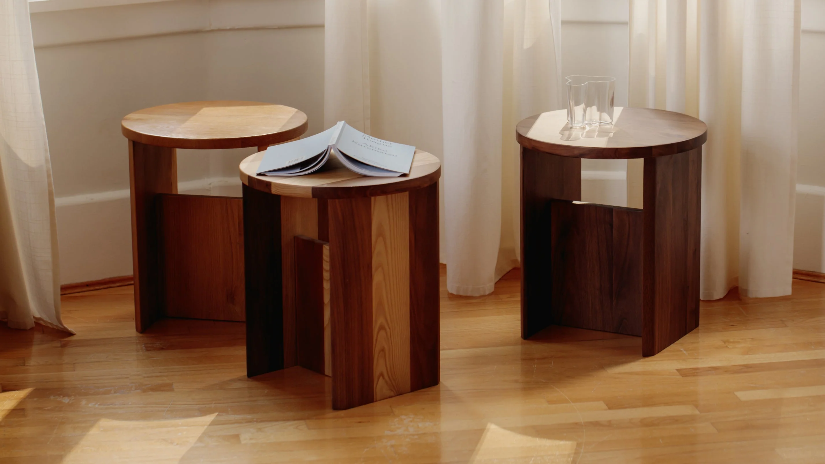 Field Stool, American Walnut - Image 4