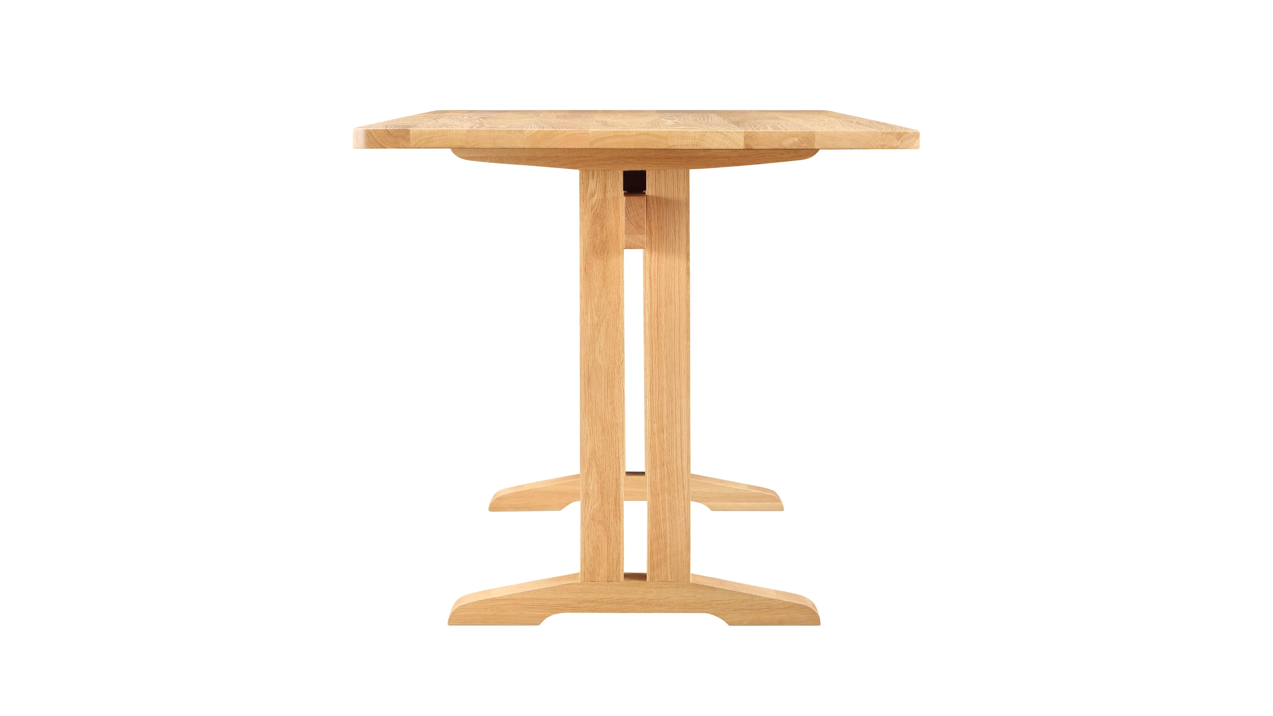 Flight Dining Table, Seats 6-8, Brushed Oak - Image 7