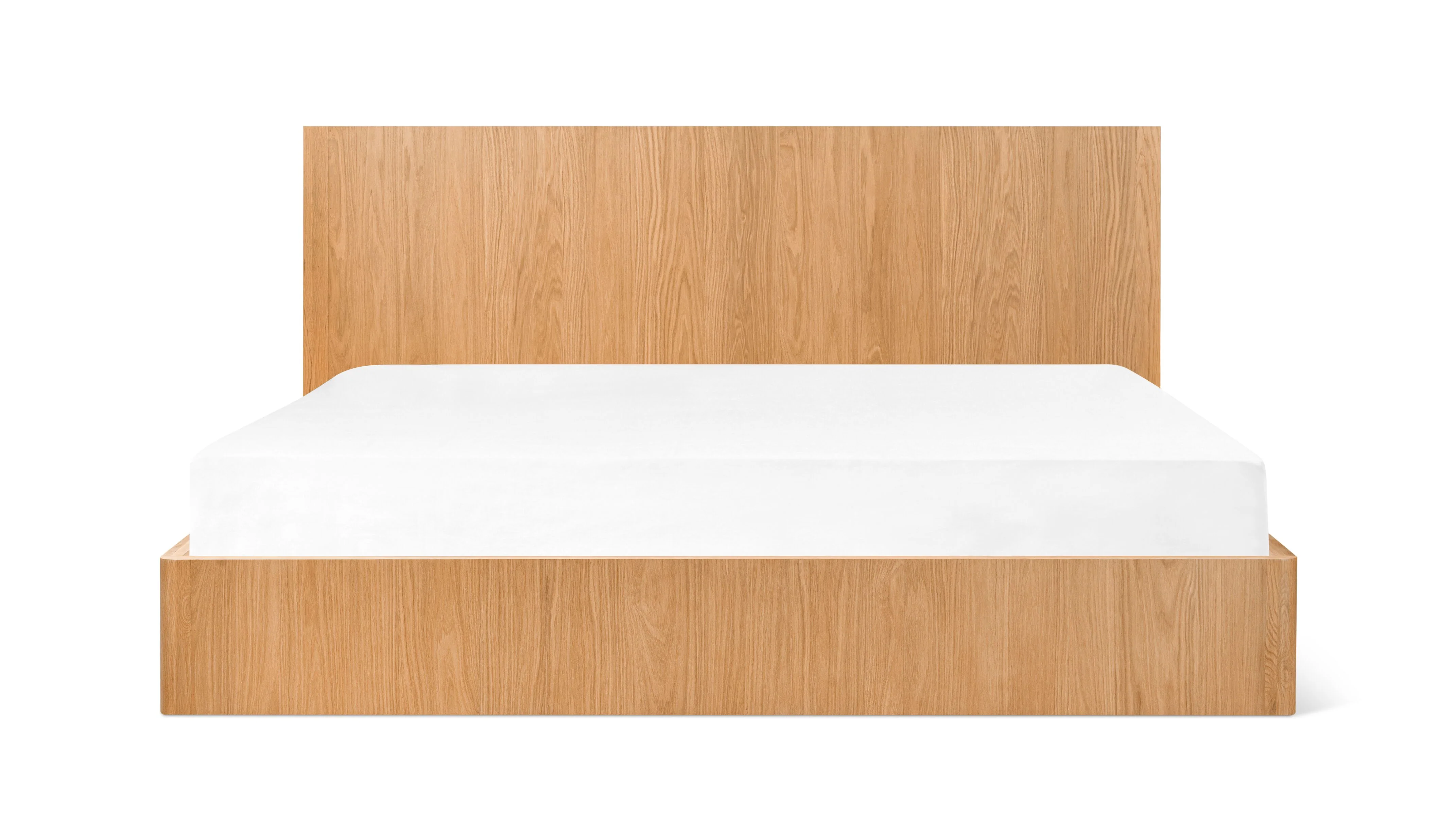 Form Storage Bed, Queen, White Oak - Image 5