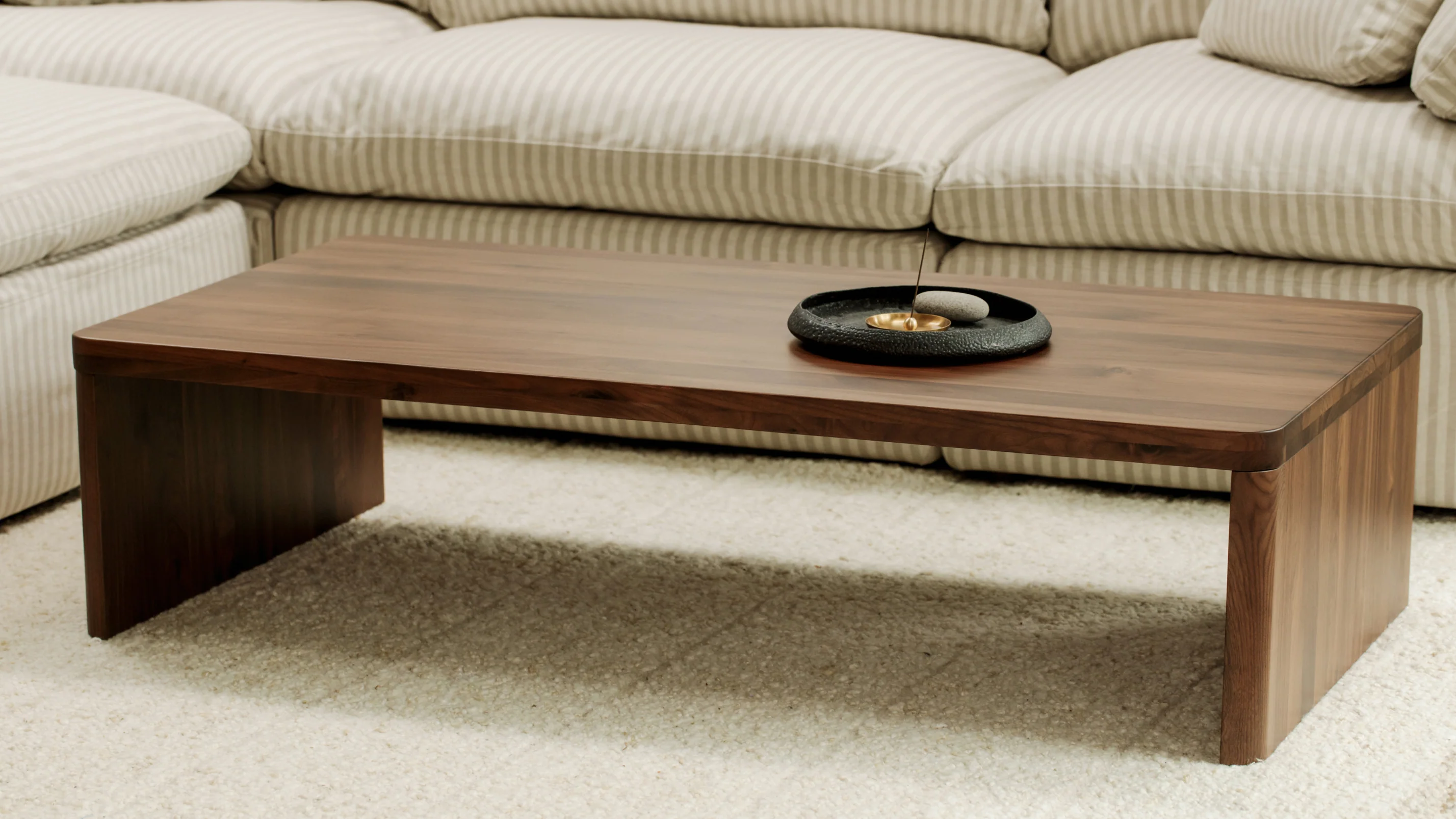 Form Coffee Table, American Walnut - Image 9