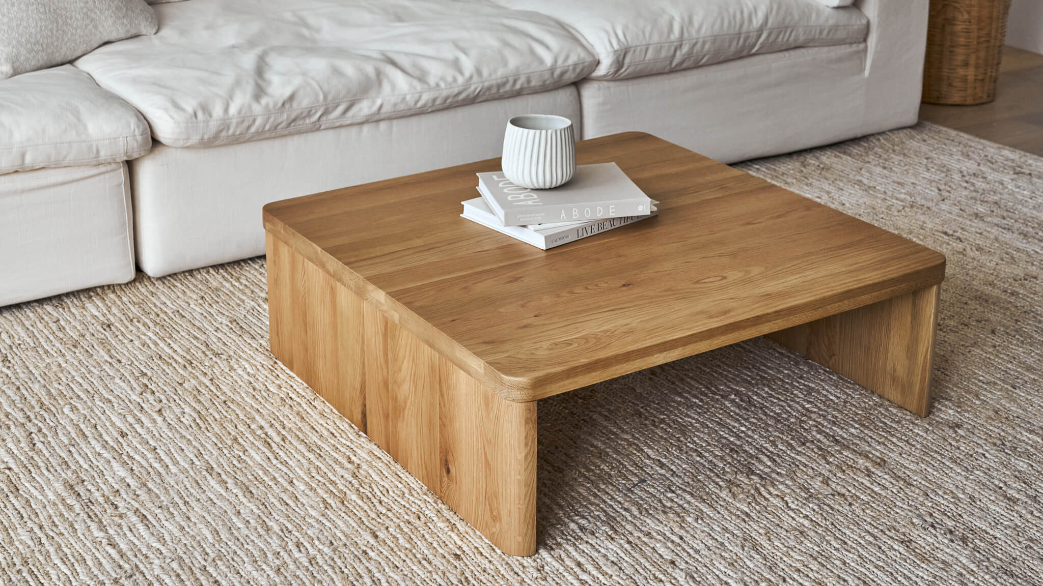 Form Coffee Table, Square, Oak - Image 8