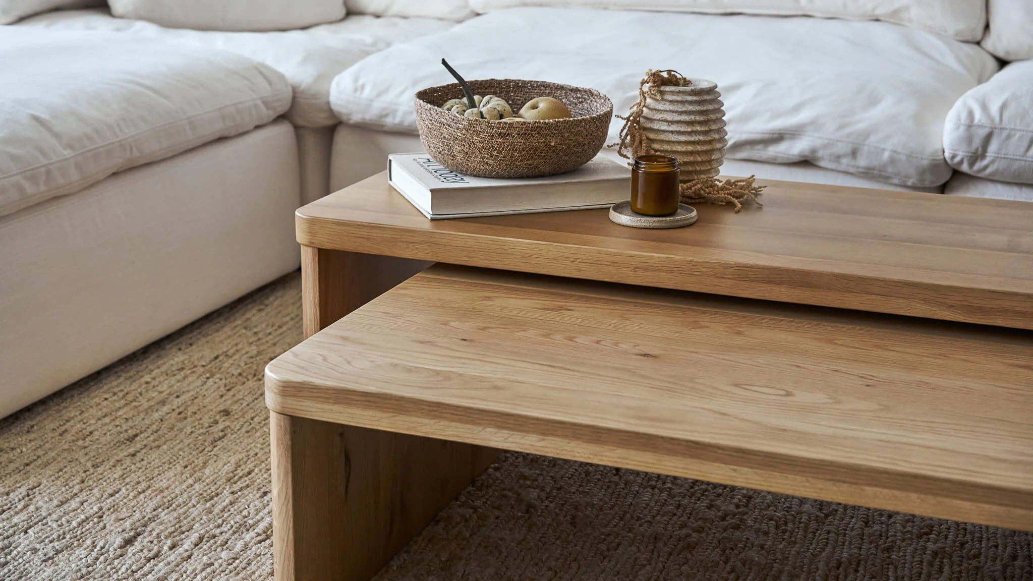 Form Coffee Table, Small, Oak - Image 9