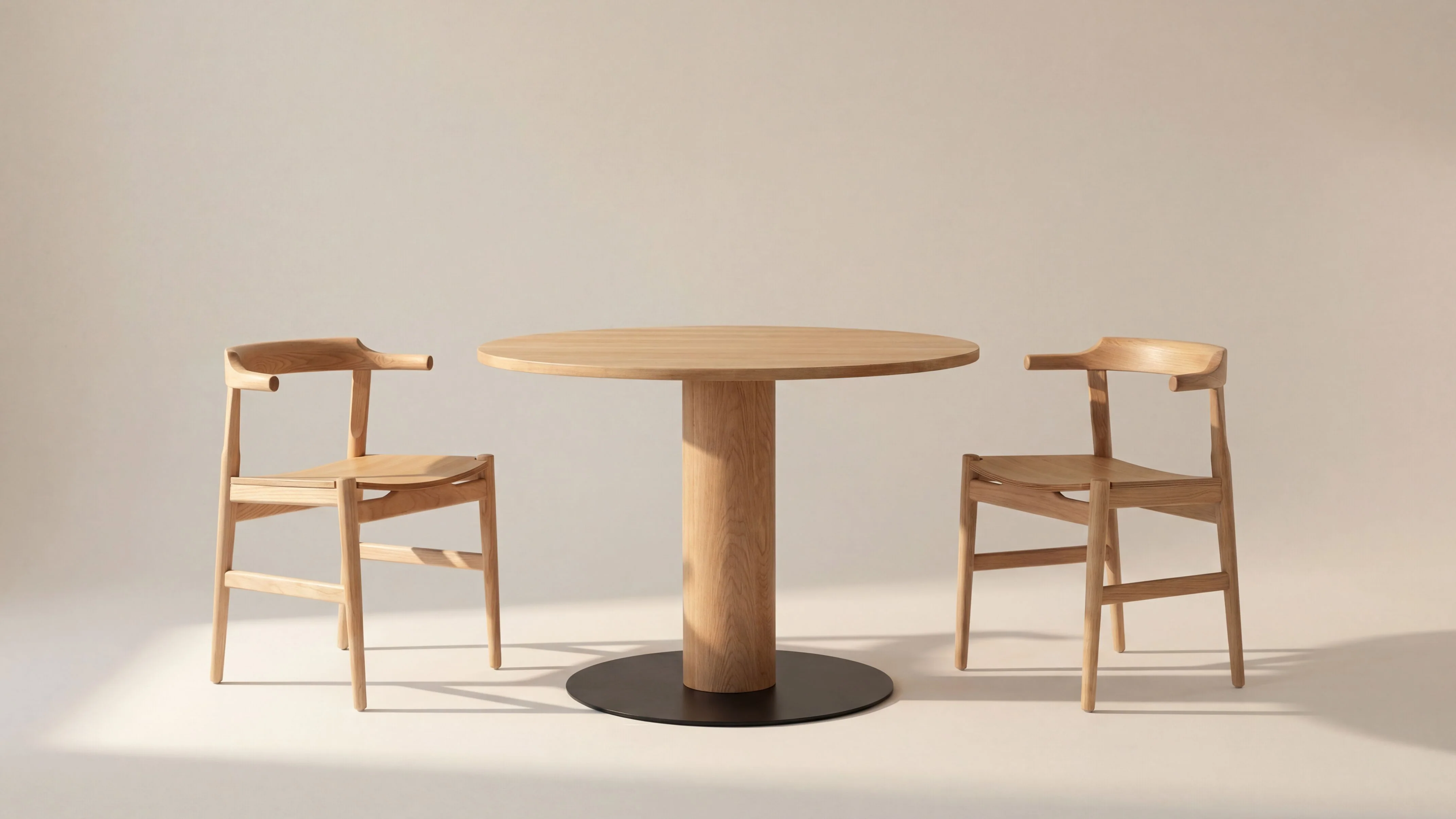 Formation Dining Table, Seats 3-4 People, Oak - Image 4