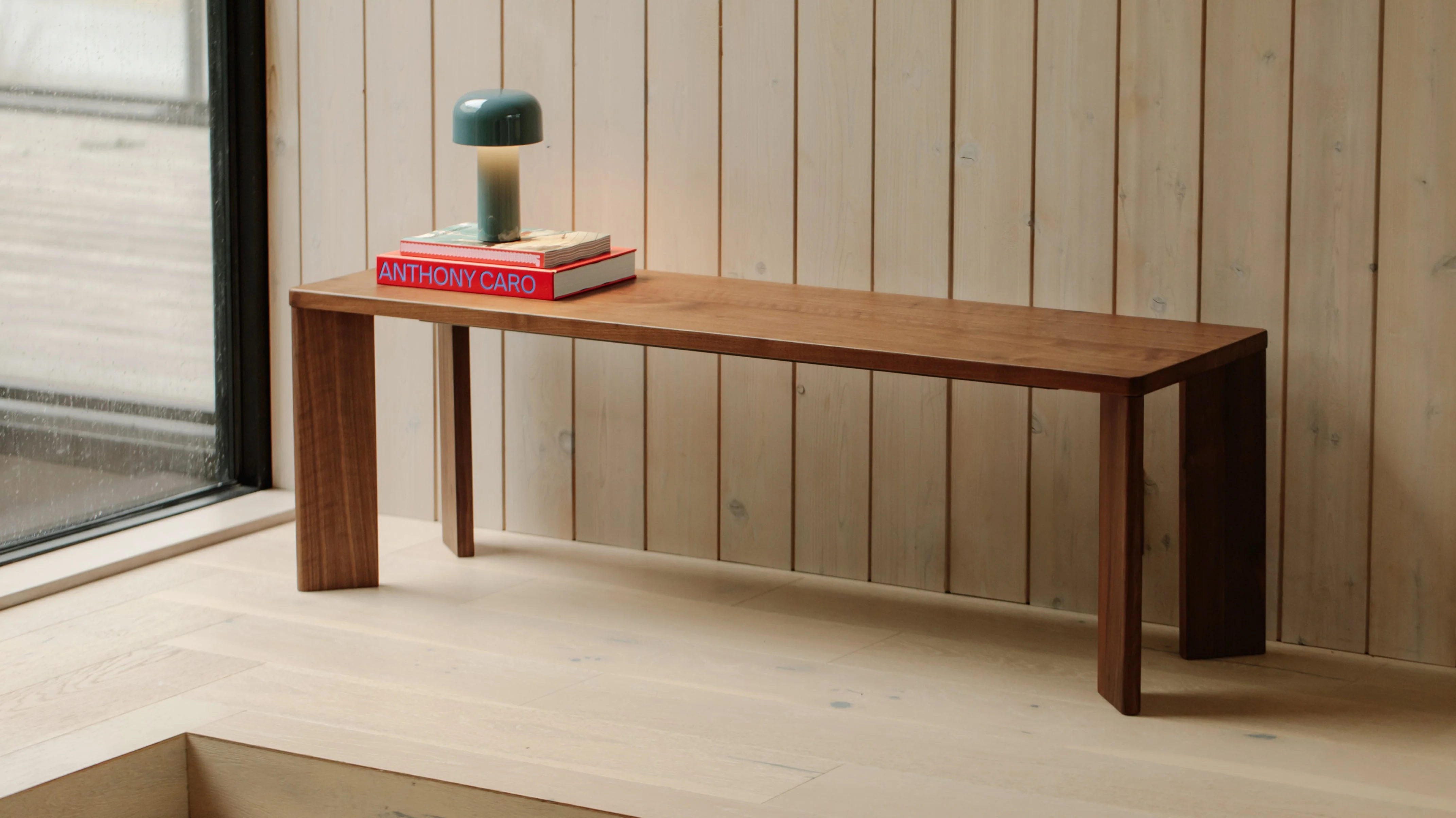 Frame Bench, Seats 3, American Walnut - Image 3