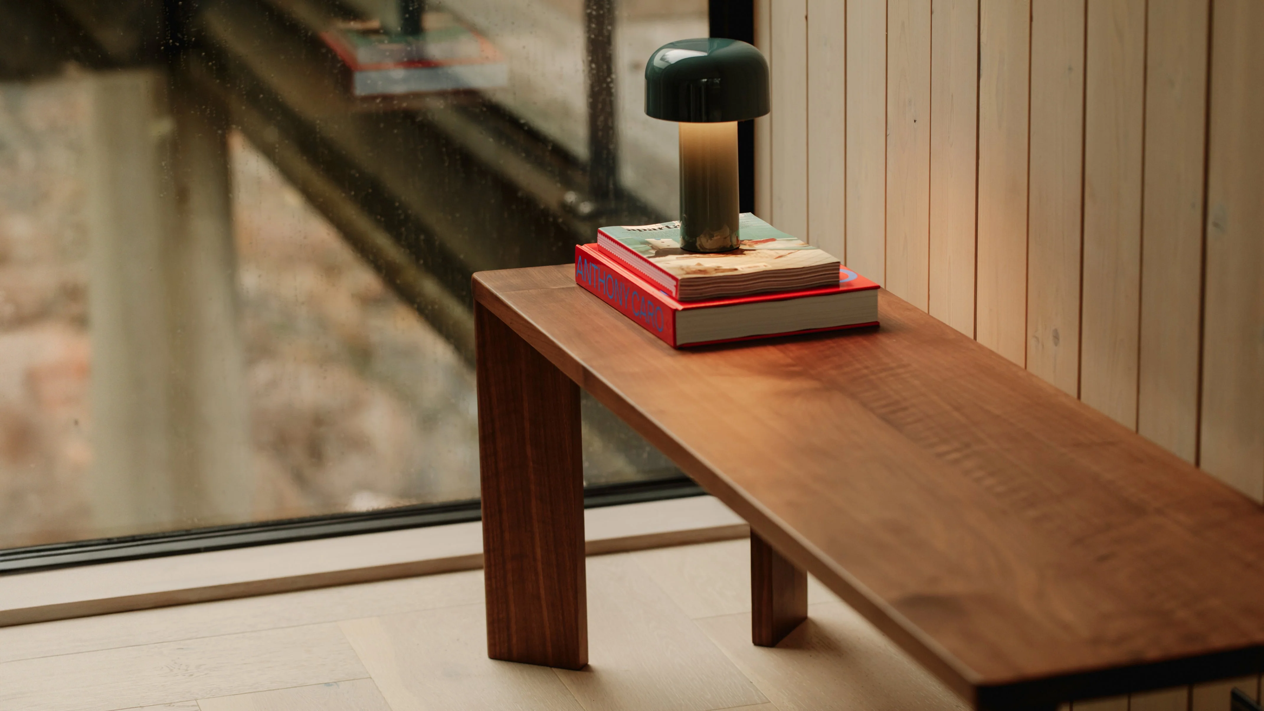 Frame Bench, Seats 3, American Walnut - Image 4
