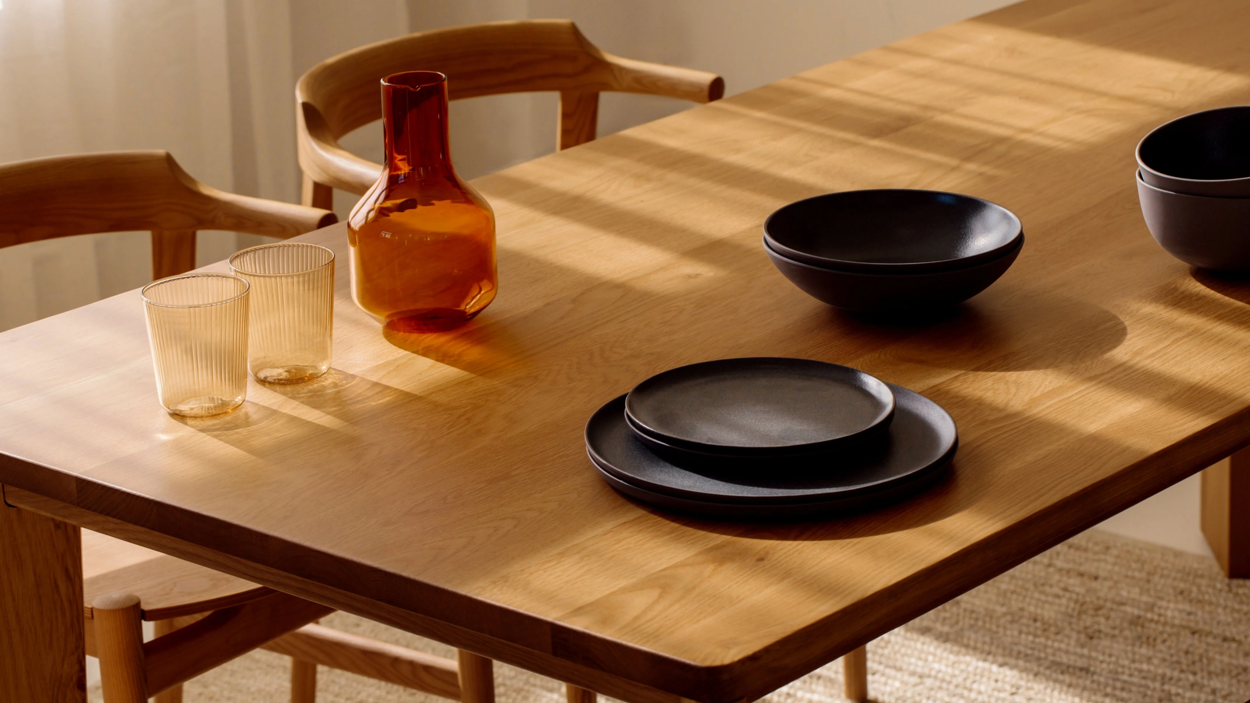 Frame Dining Table, Seats 4-6 People, Oak - Image 4