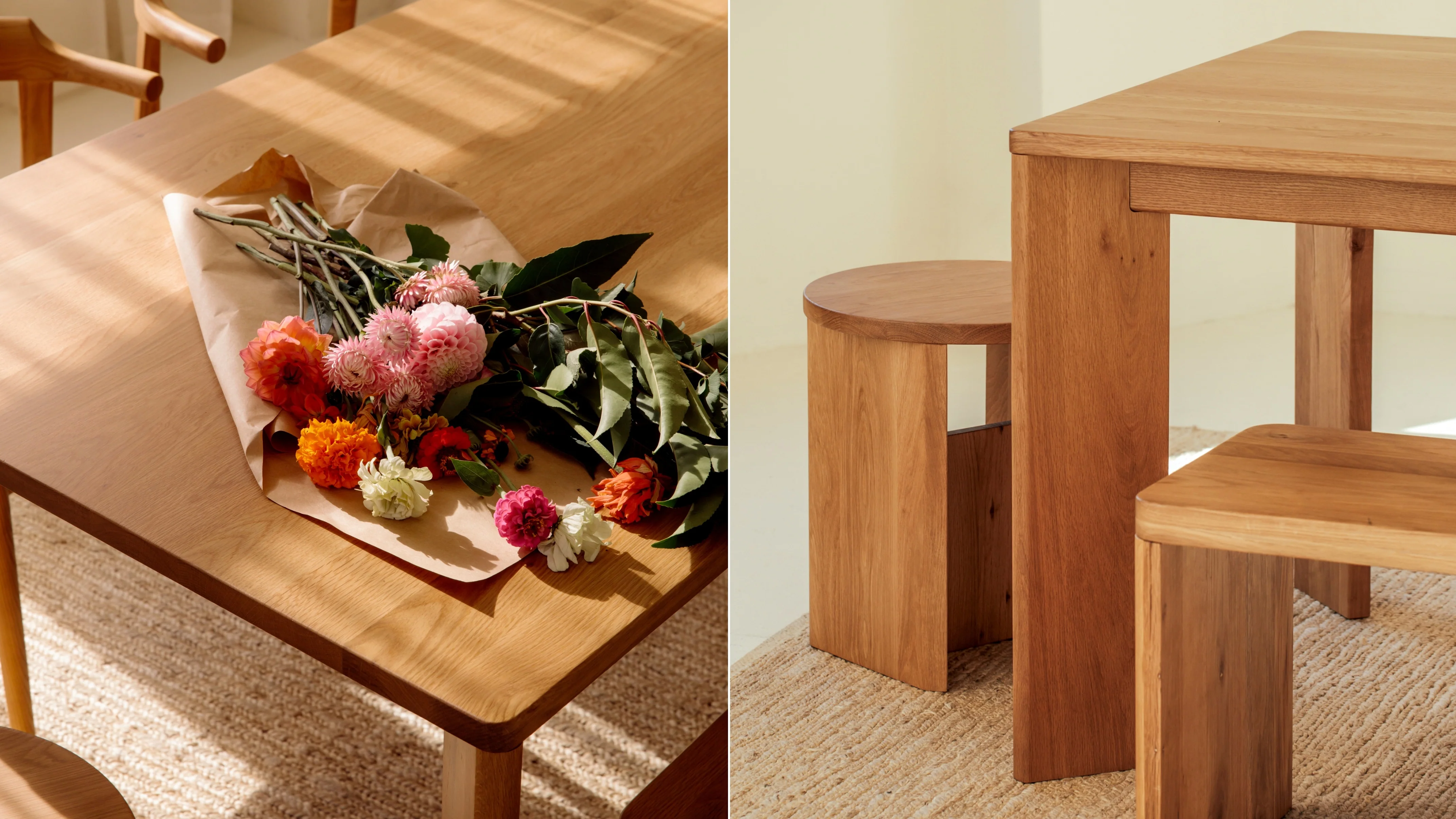 Frame Dining Table, Seats 6-8 People, Oak - Image 12