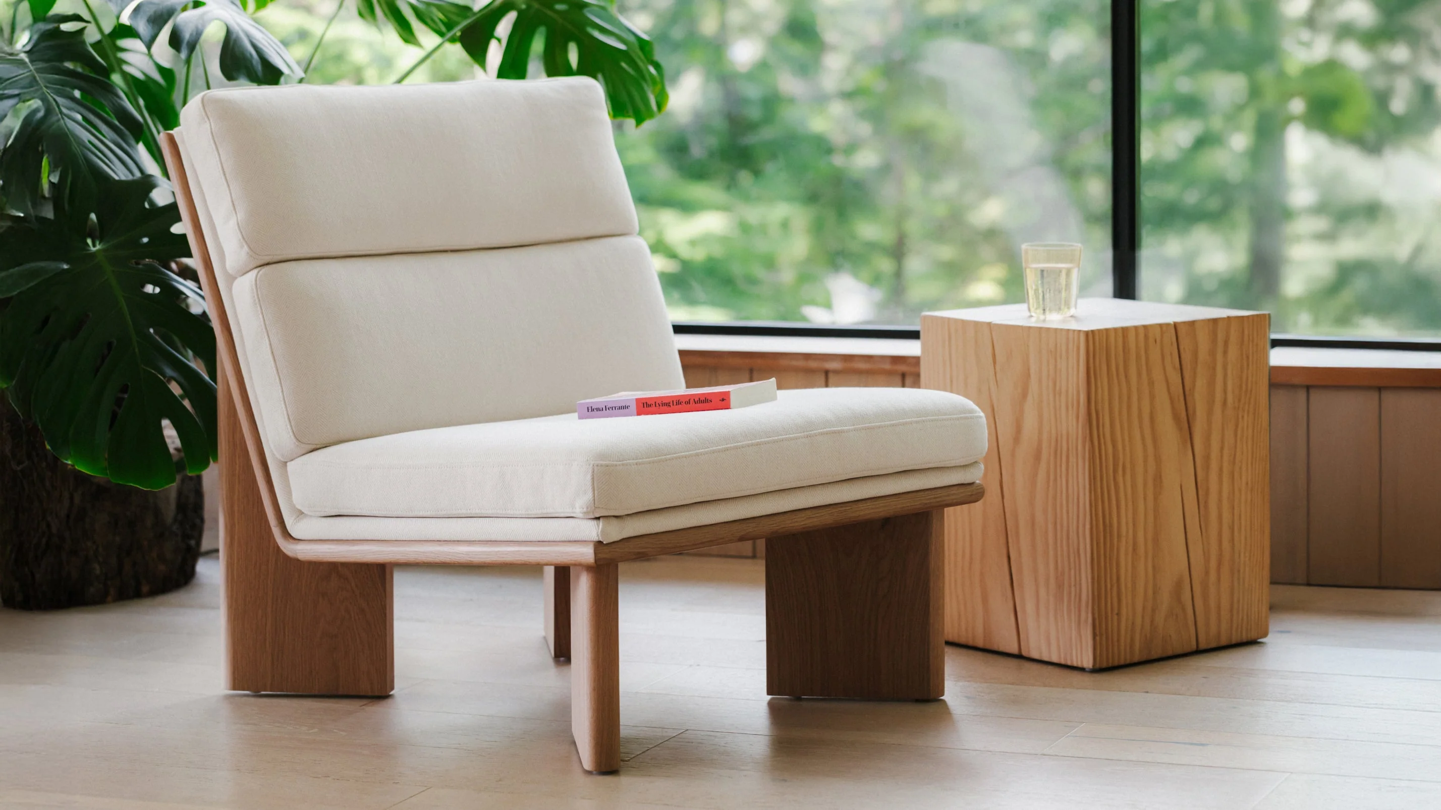 Frame Lounge Chair, Oak, Herringbone - Image 3