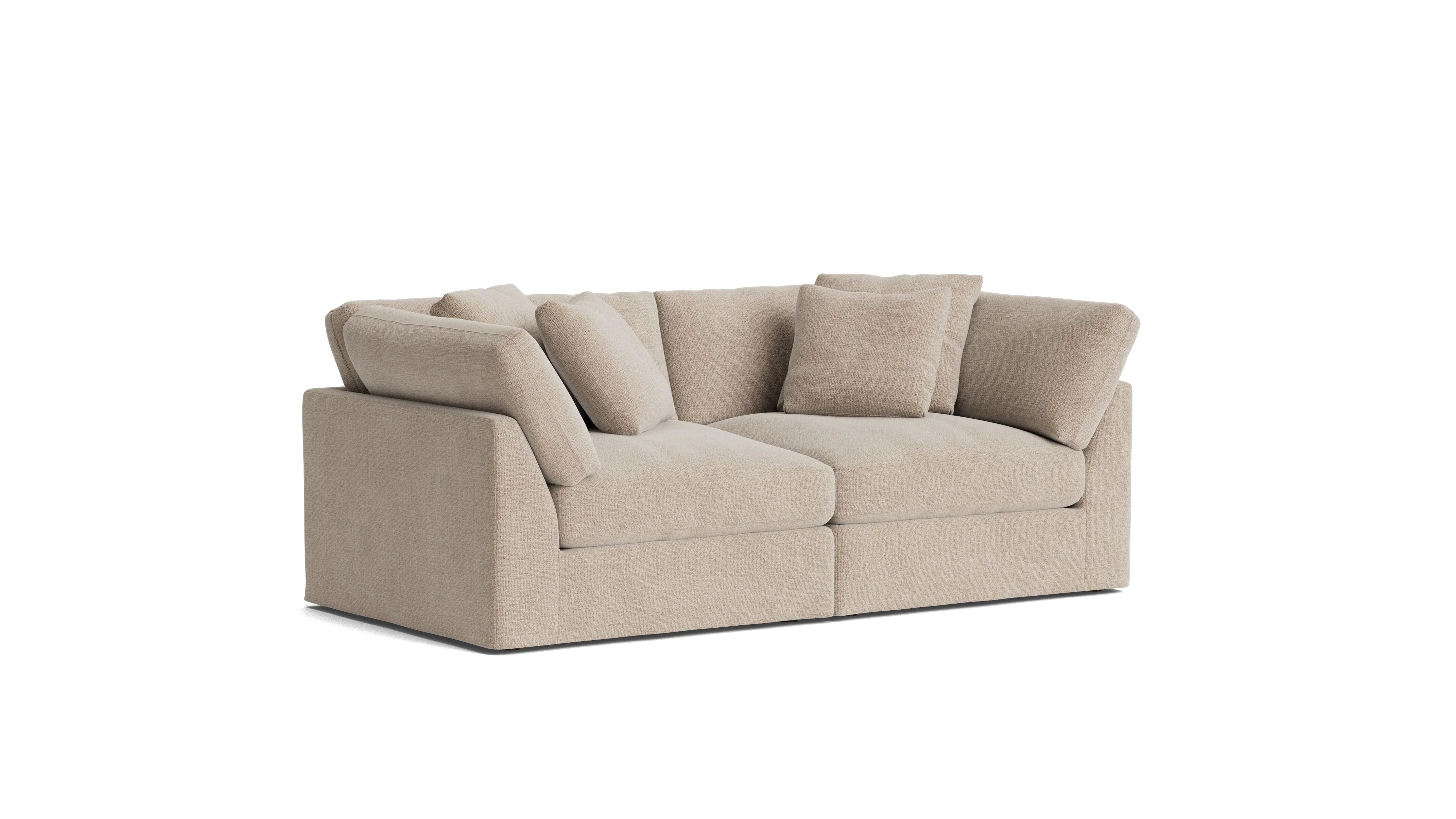 Get Together™ 2-Piece Modular Sofa, Large, Champagne - Image 4