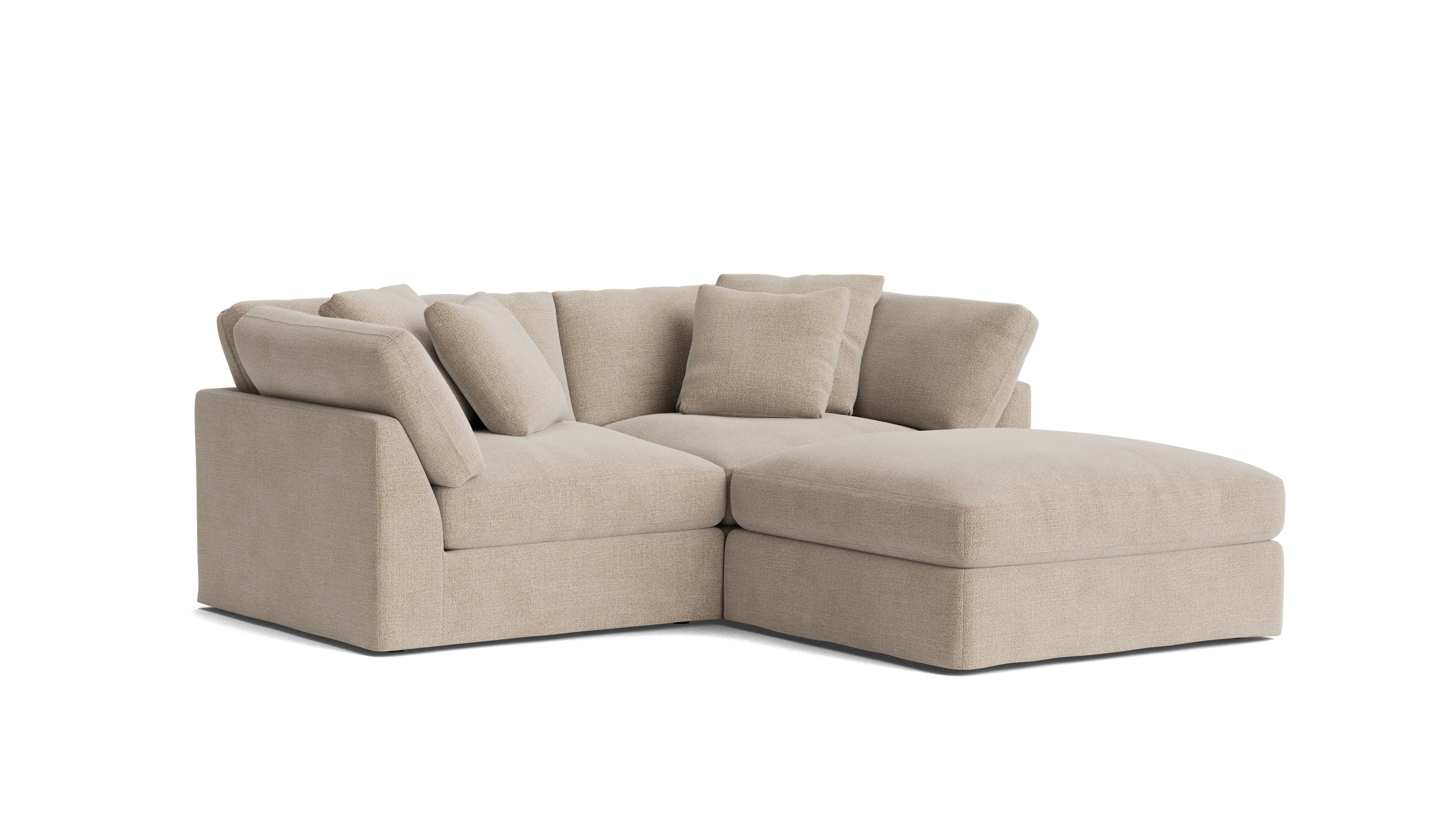 Get Together™ 3-Piece Modular Sectional, Large, Champagne - Image 4
