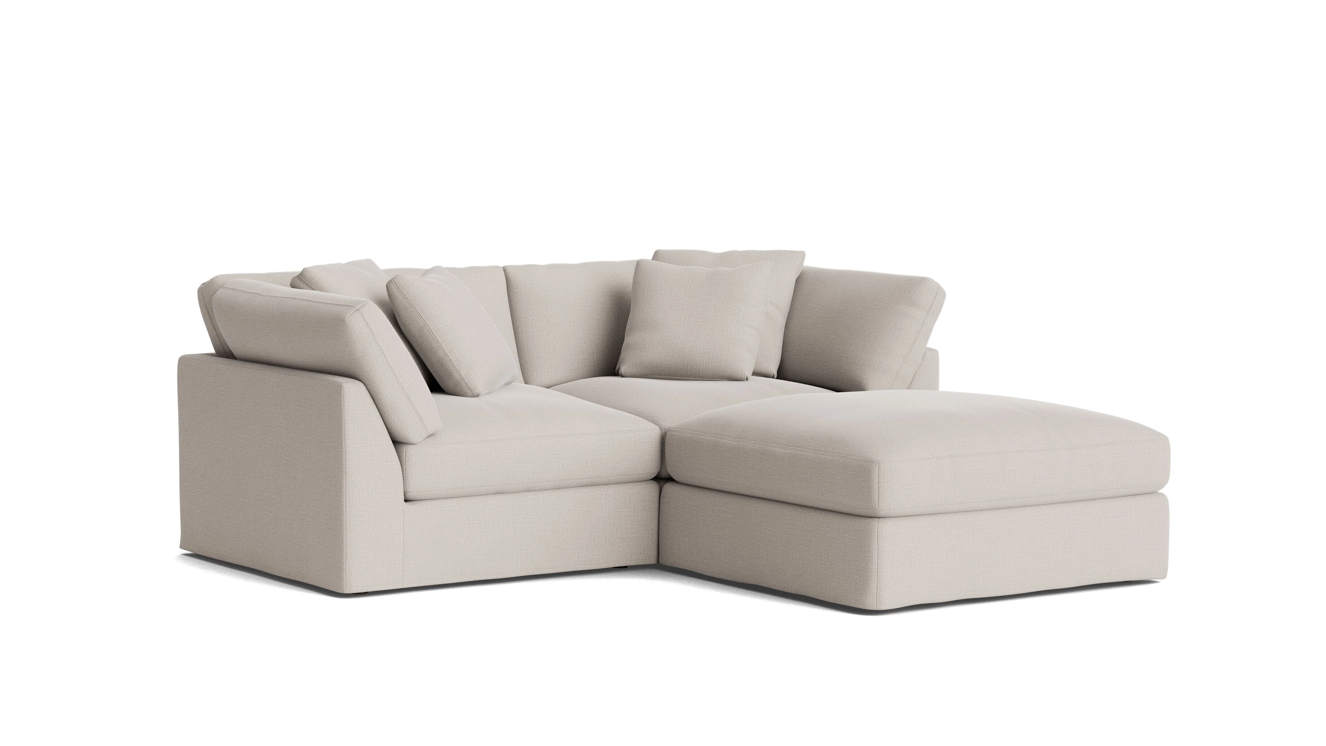 Get Together™ 3-Piece Modular Sectional, Large, Clay - Image 3