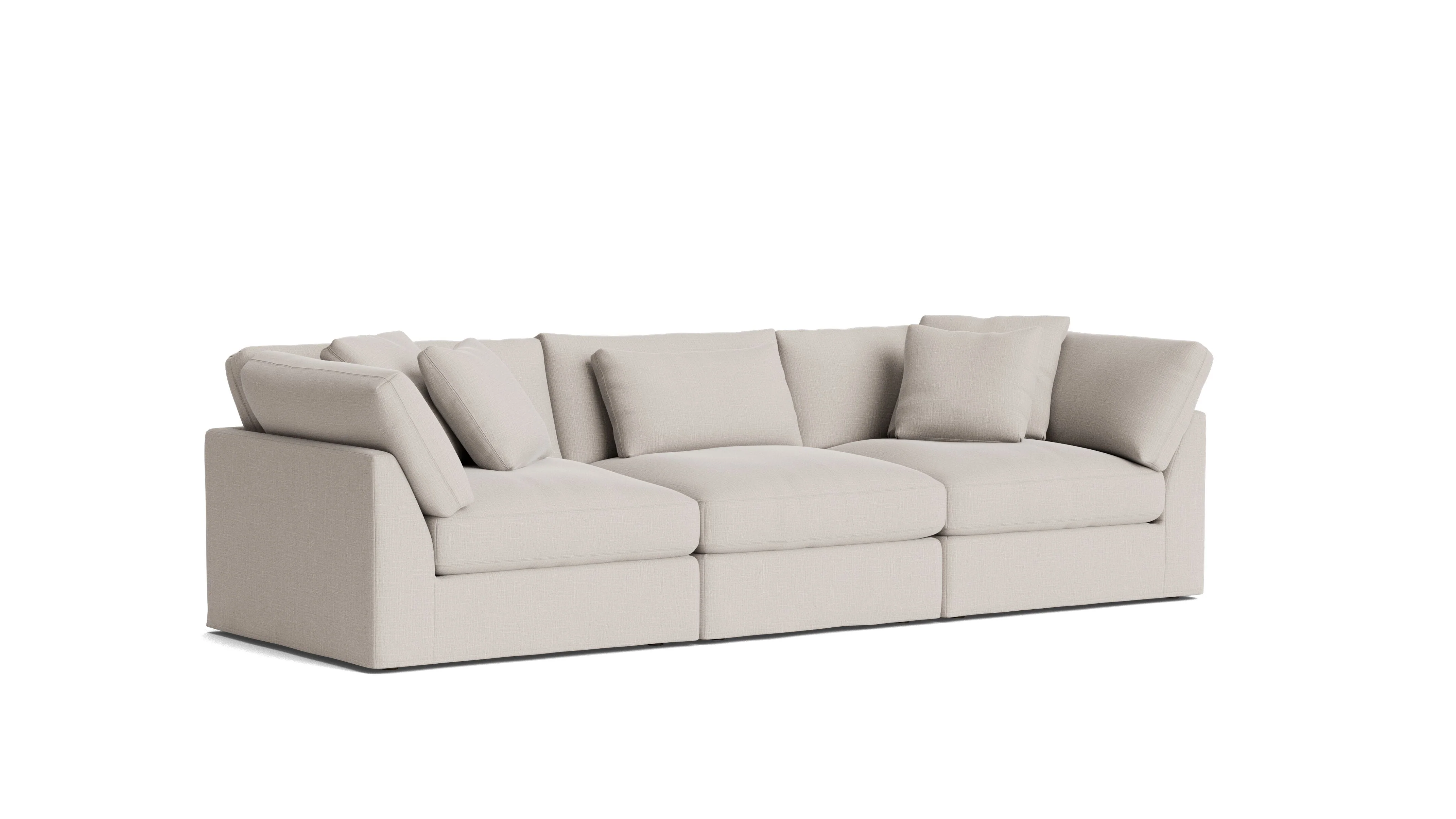 Get Together™ 3-Piece Modular Sofa, Large, Clay - Image 3