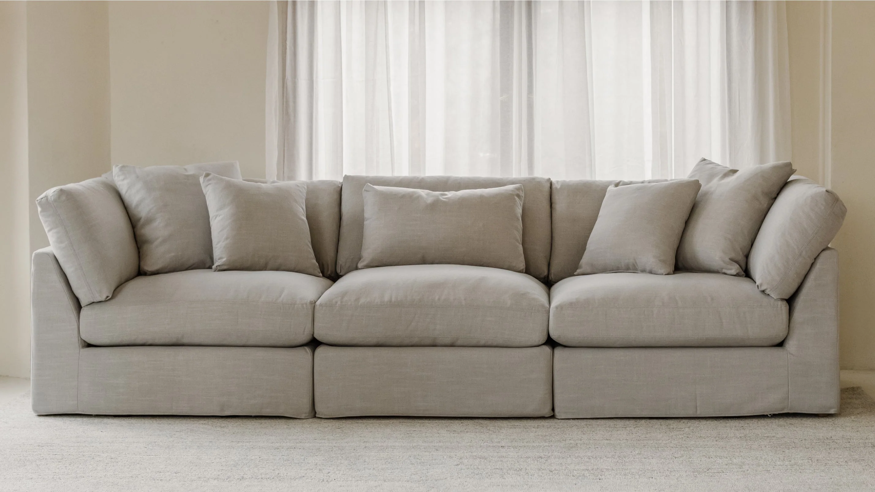 Get Together™ 3-Piece Modular Sofa, Large, Clay - Image 7