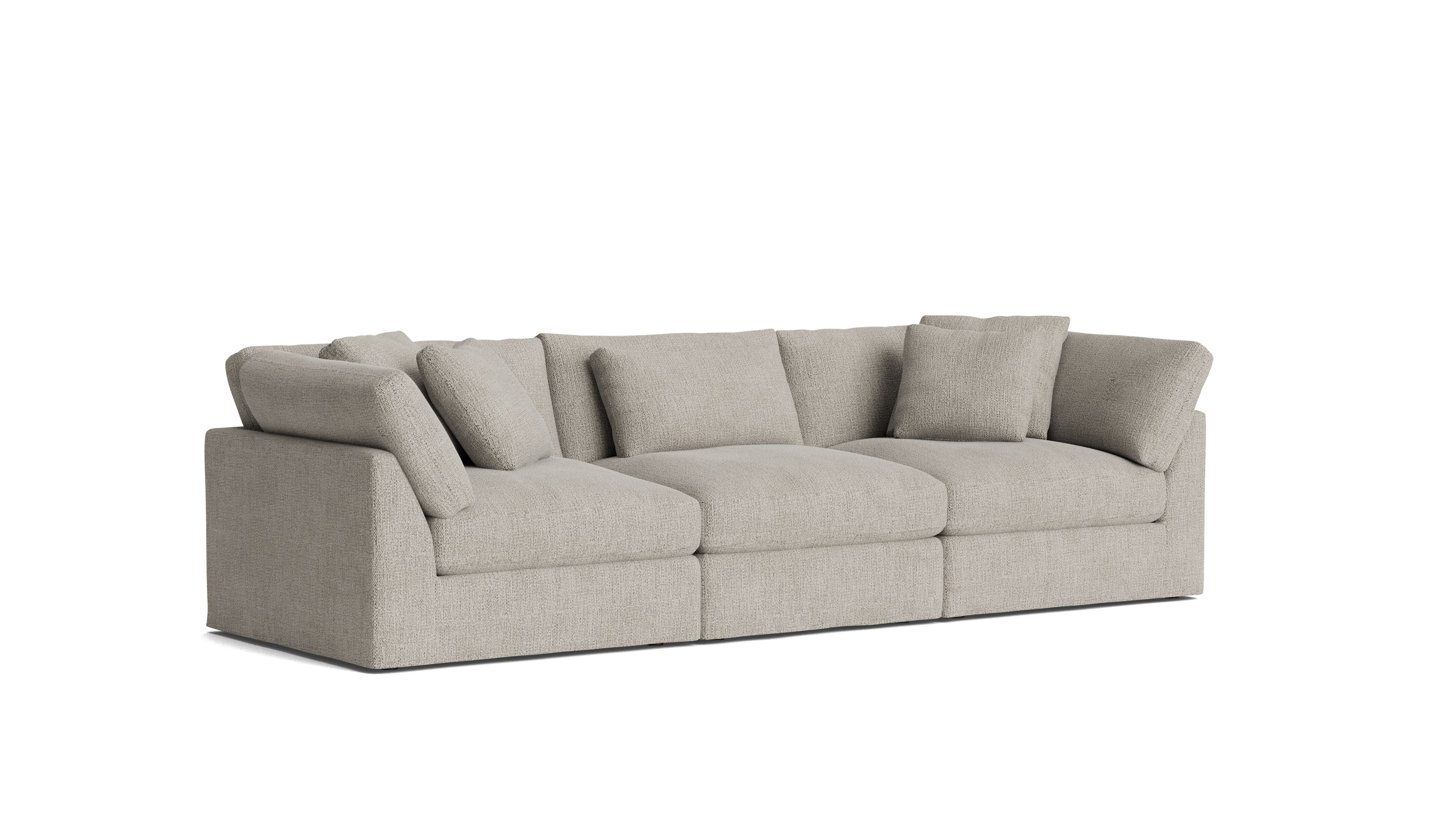 Get Together™ 3-Piece Modular Sofa, Large, Oatmeal - Image 3