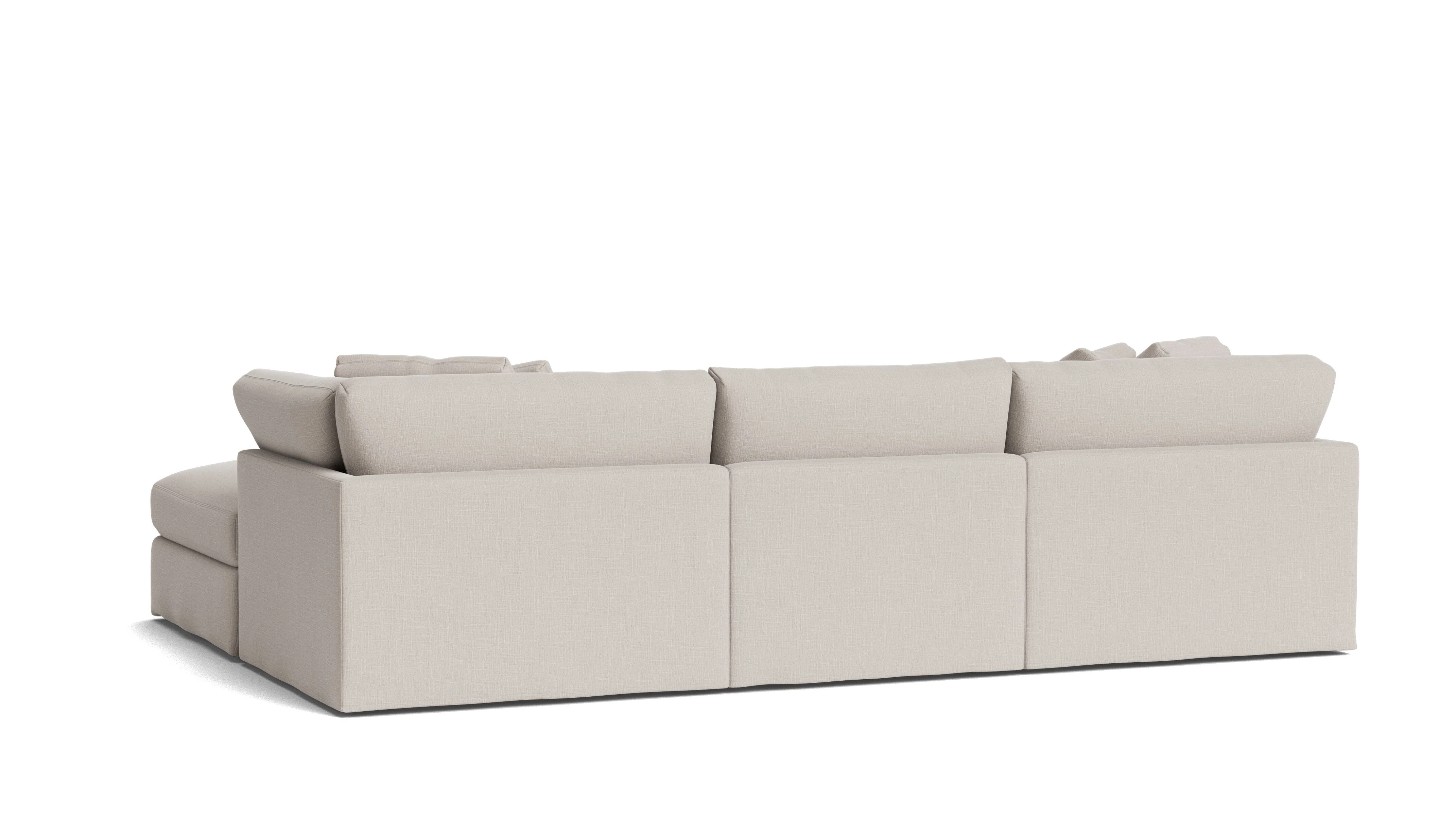 Get Together™ 4-Piece Modular Sectional, Large, Clay - Image 6