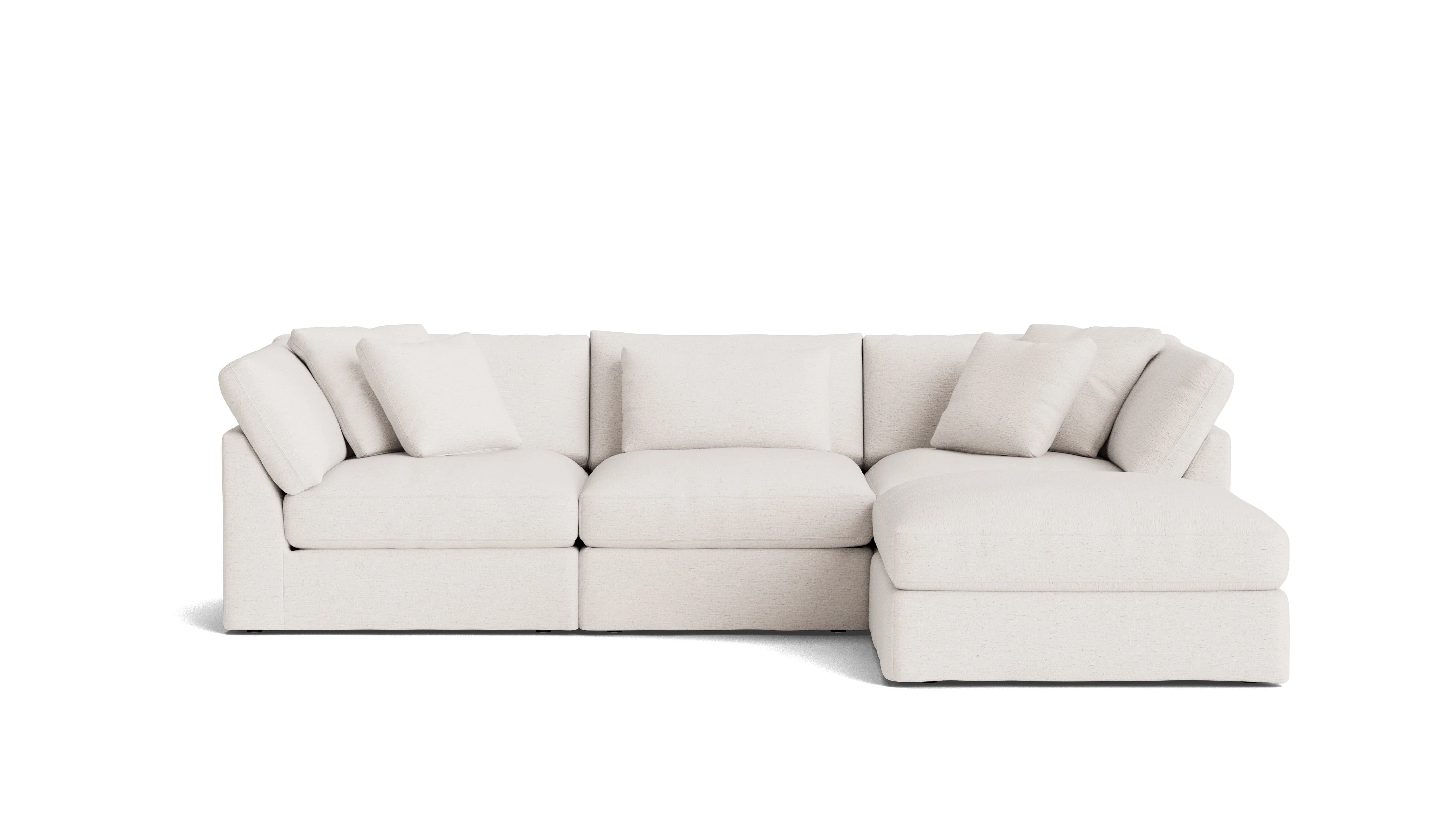 Get Together™ 4-Piece Modular Sectional, Large, Nomad Snow - Image 2