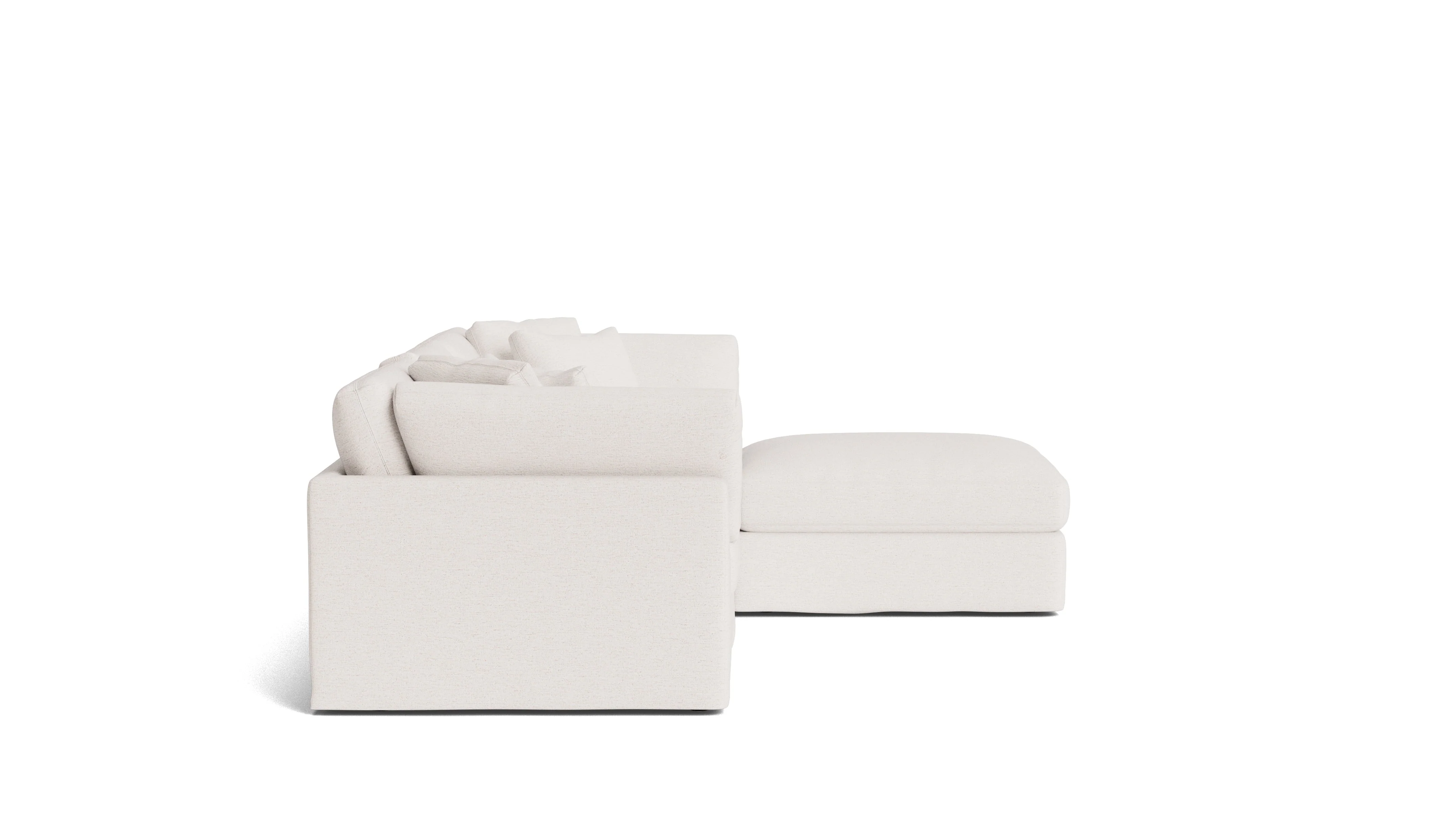 Get Together™ 4-Piece Modular Sectional, Large, Nomad Snow - Image 6