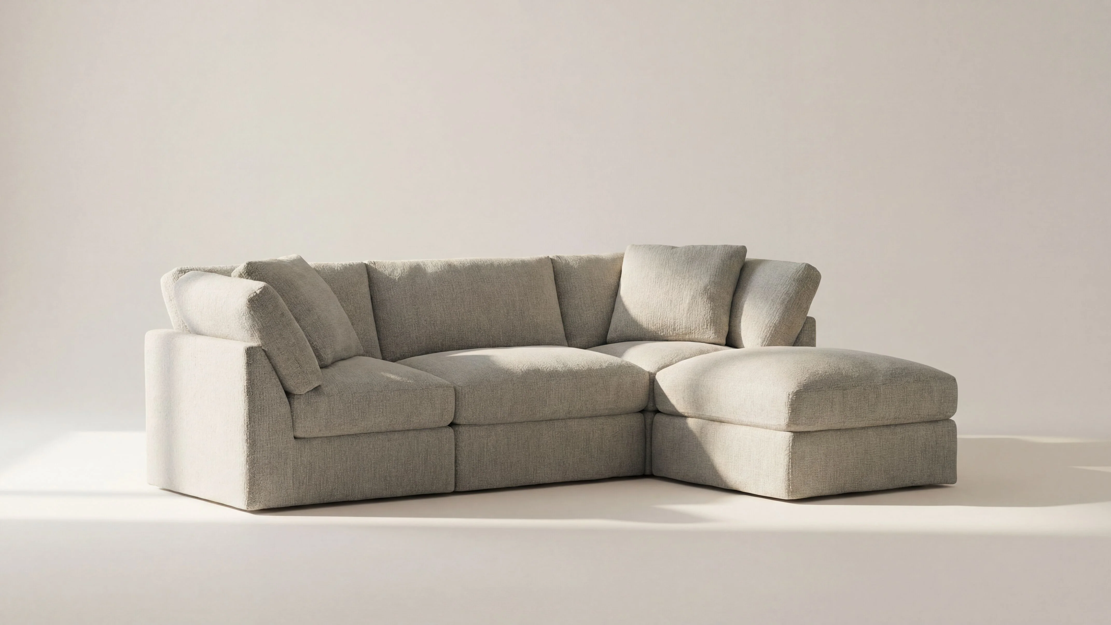 Get Together™ 4-Piece Modular Sectional, Standard, Oatmeal - Image 3