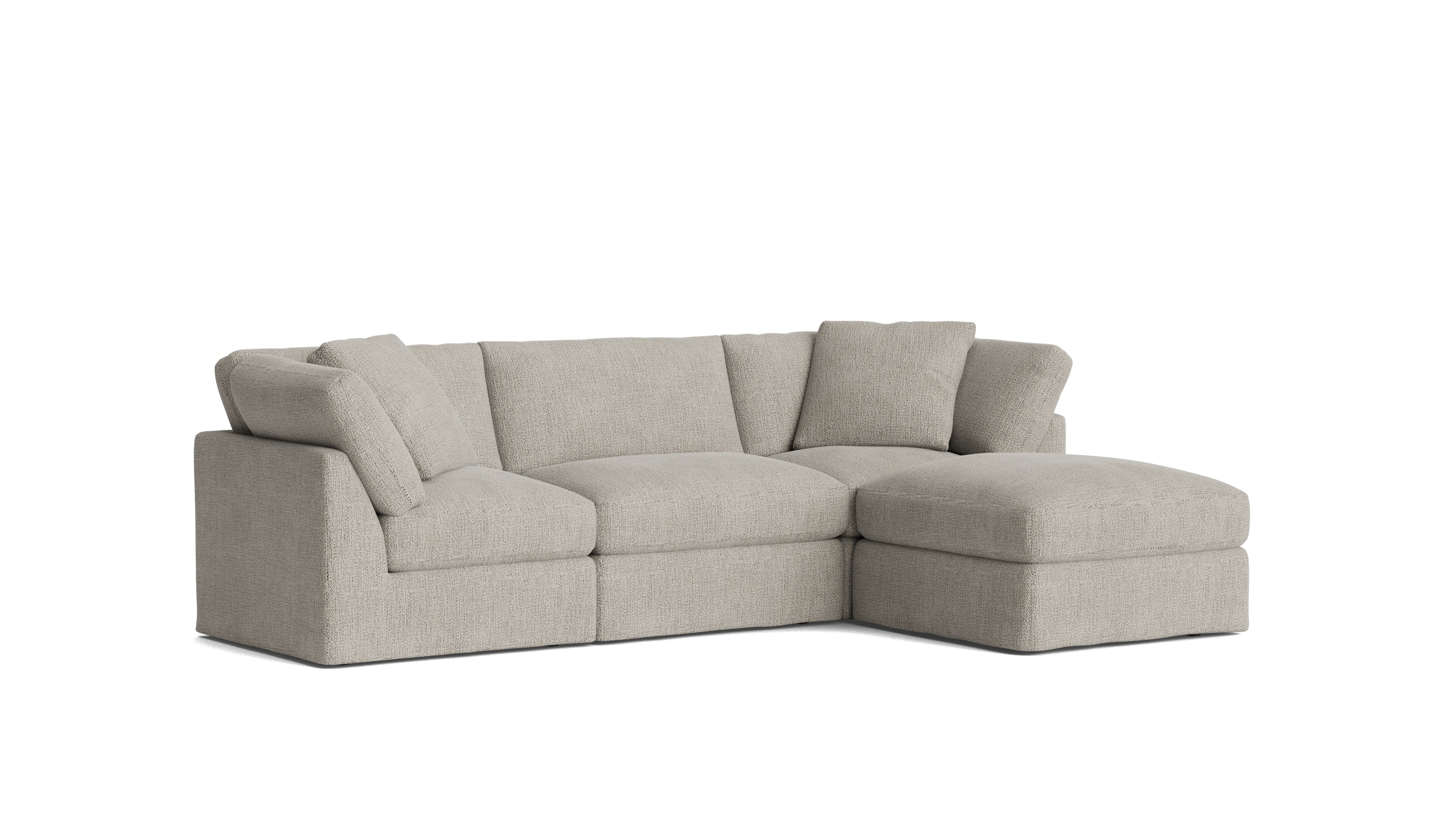 Get Together™ 4-Piece Modular Sectional, Standard, Oatmeal - Image 4