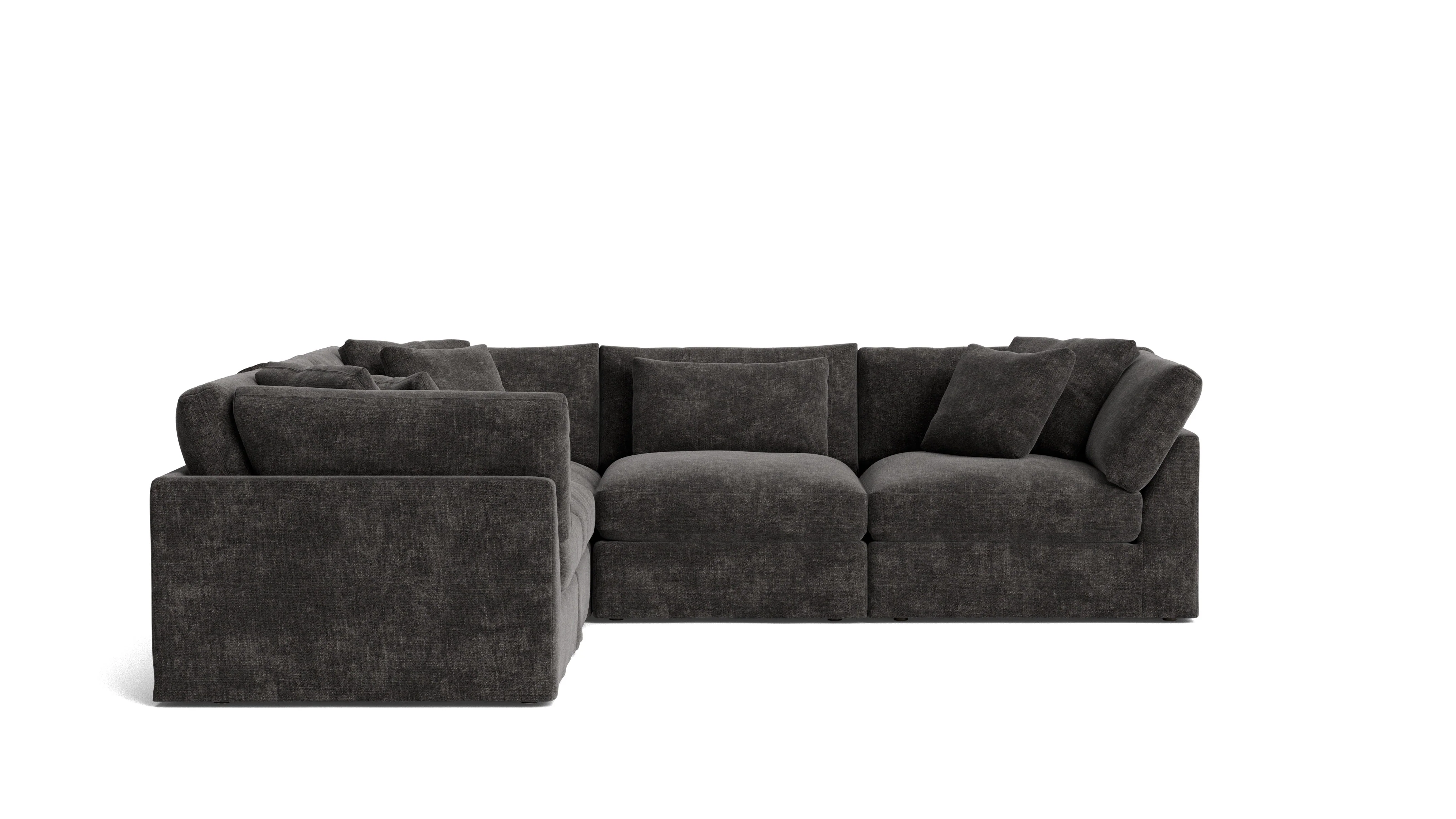 Get Together™ 5-Piece Modular Sectional Closed, Large, Truffle - Image 4