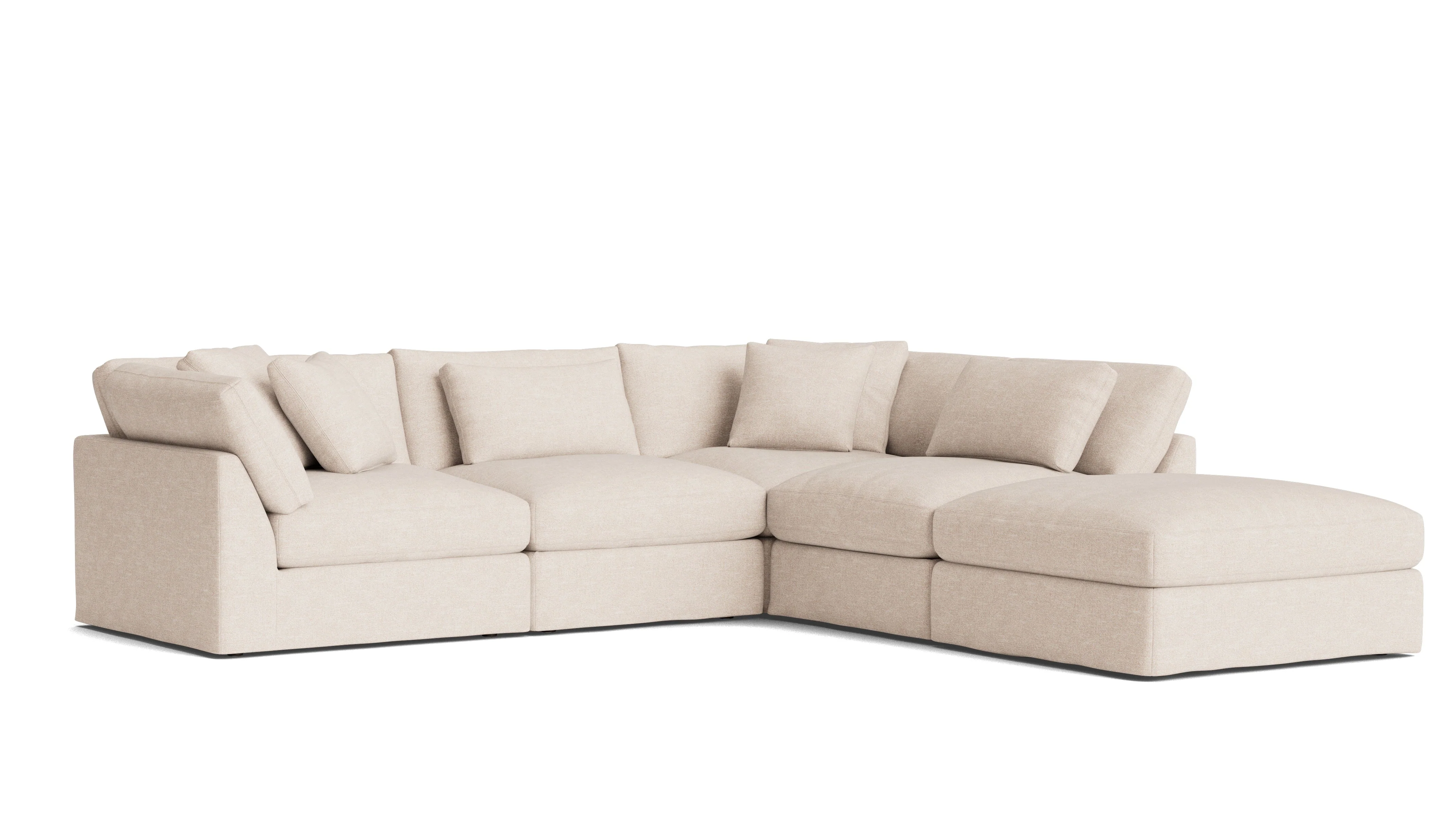 Get Together™ 5-Piece Modular Sectional, Large, Sunbeam - Image 3