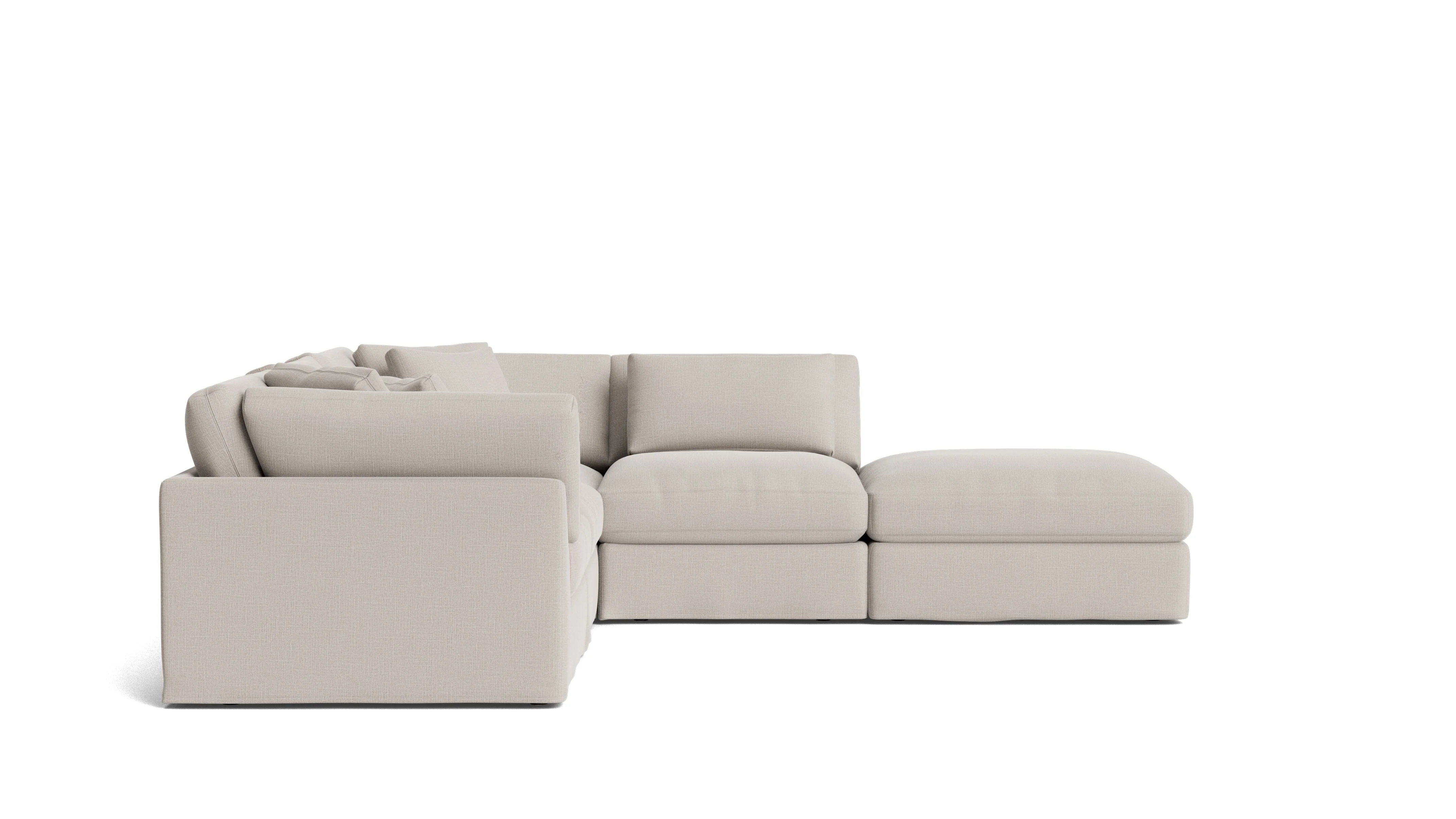 Get Together™ 5-Piece Modular Sectional, Large, Clay - Image 5