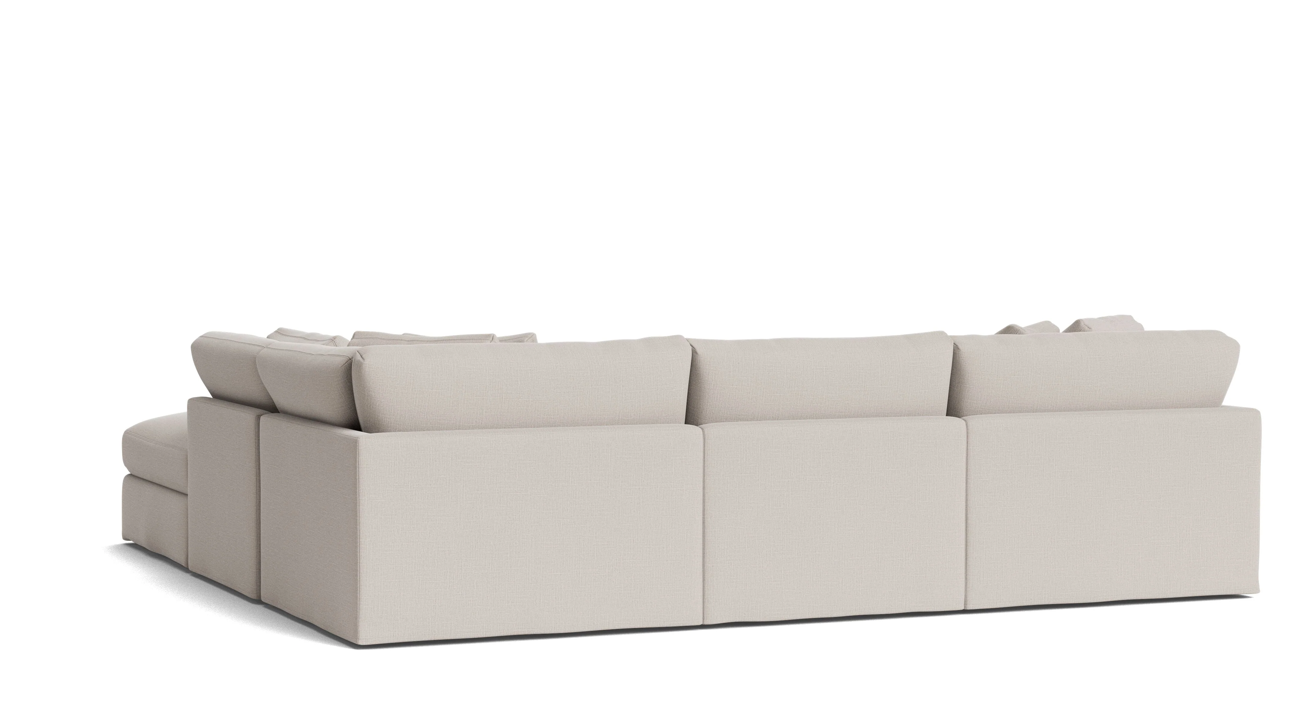 Get Together™ 5-Piece Modular Sectional, Large, Clay - Image 6