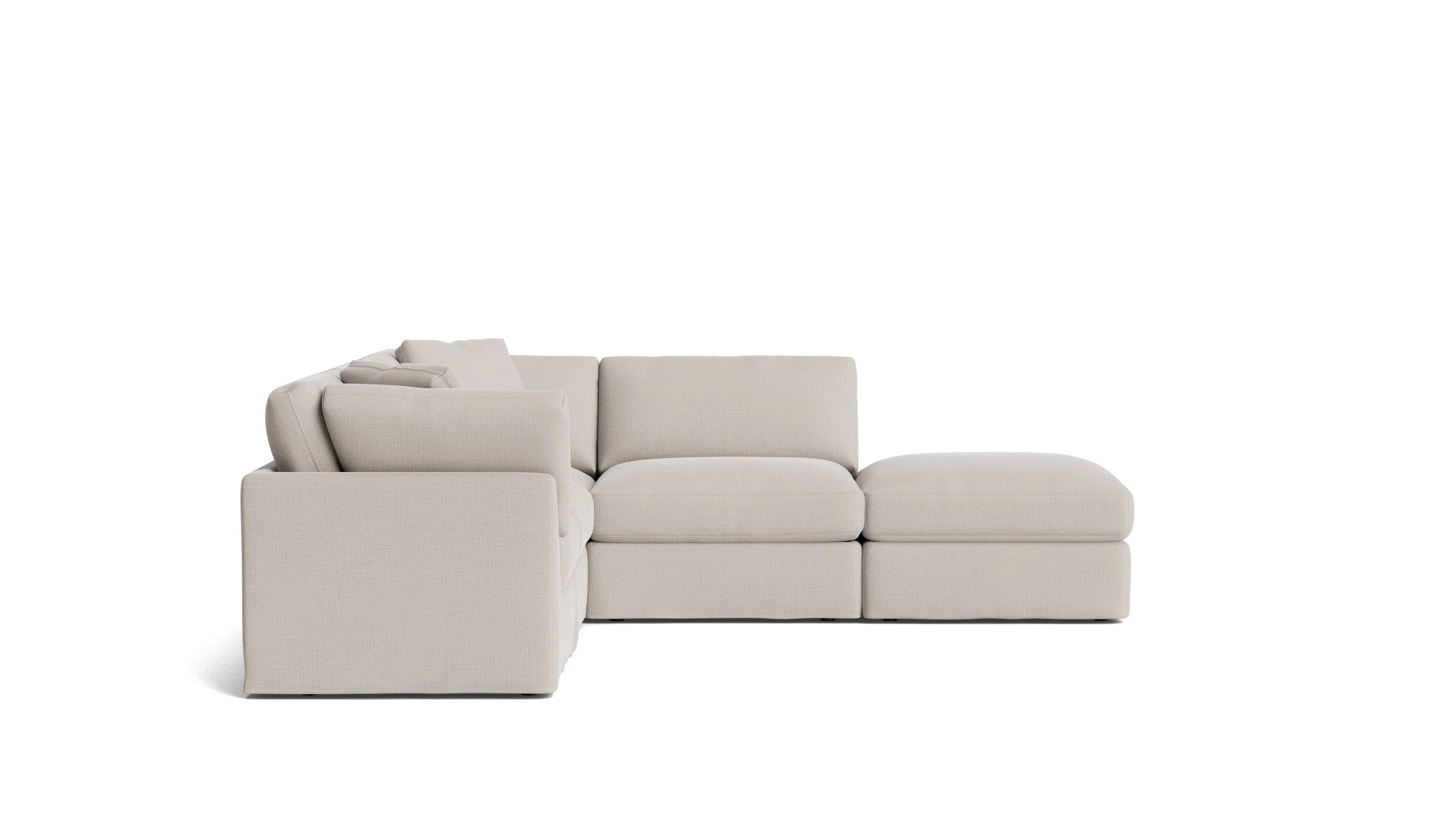 Get Together™ 5-Piece Modular Sectional, Standard, Clay - Image 5