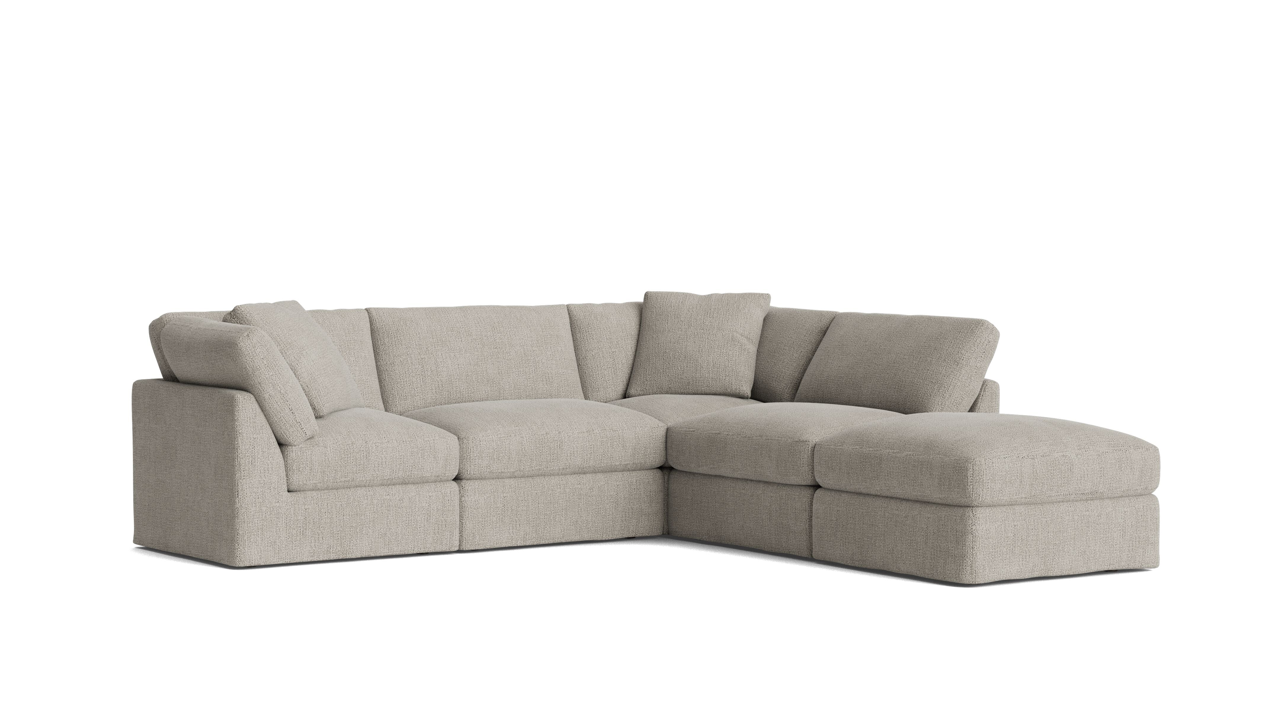 Get Together™ 5-Piece Modular Sectional, Standard, Oatmeal - Image 3