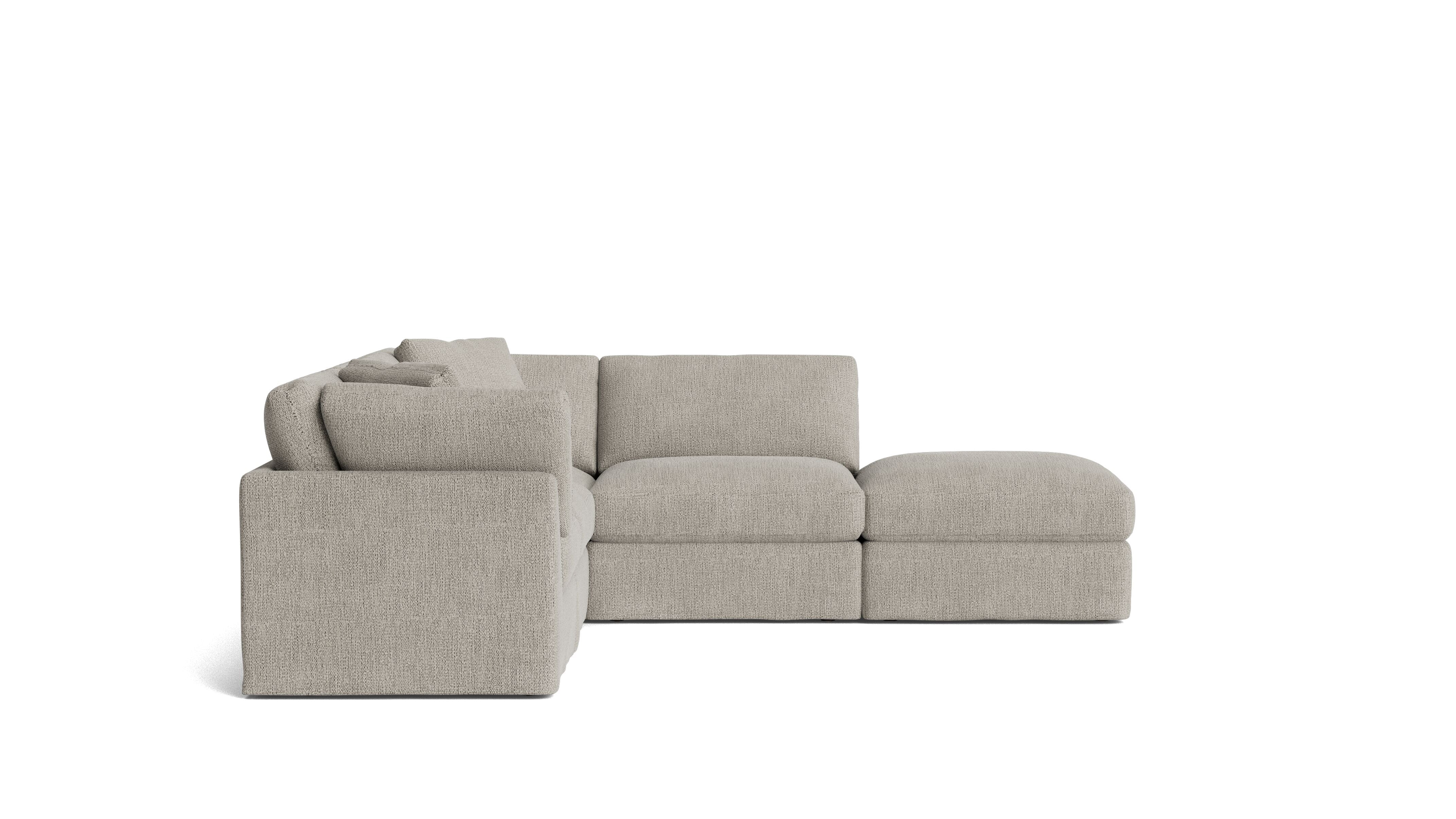 Get Together™ 5-Piece Modular Sectional, Standard, Oatmeal - Image 4