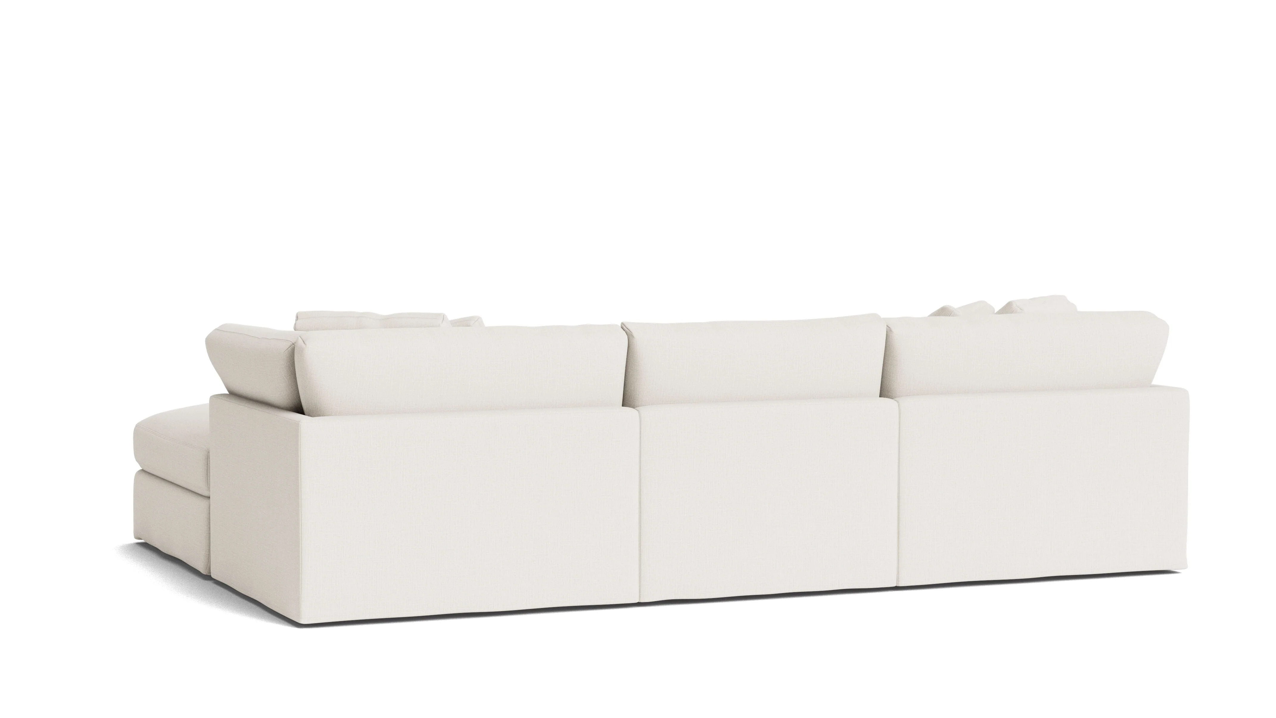 Get Together™ 5-Piece Modular U-Shaped Sectional, Large, Cream Linen - Image 5