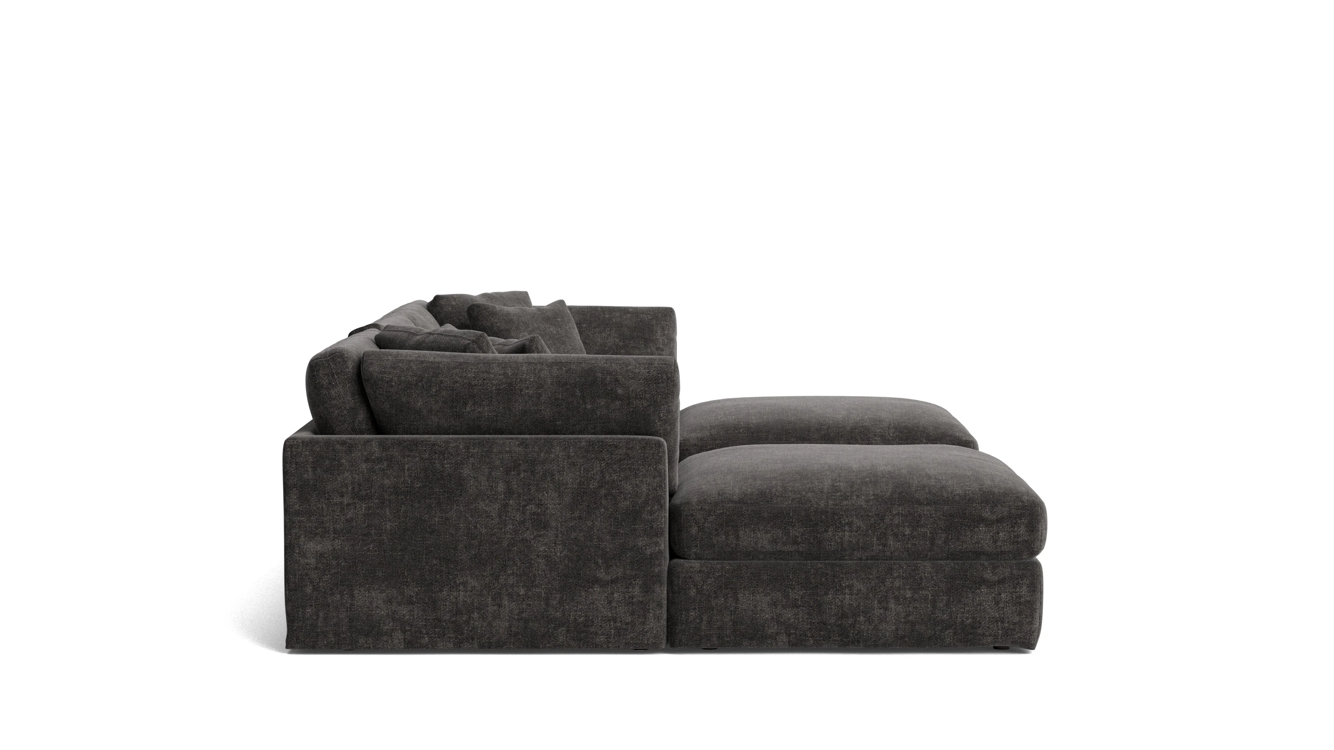 Get Together™ 5-Piece Modular U-Shaped Sectional, Large, Truffle - Image 4