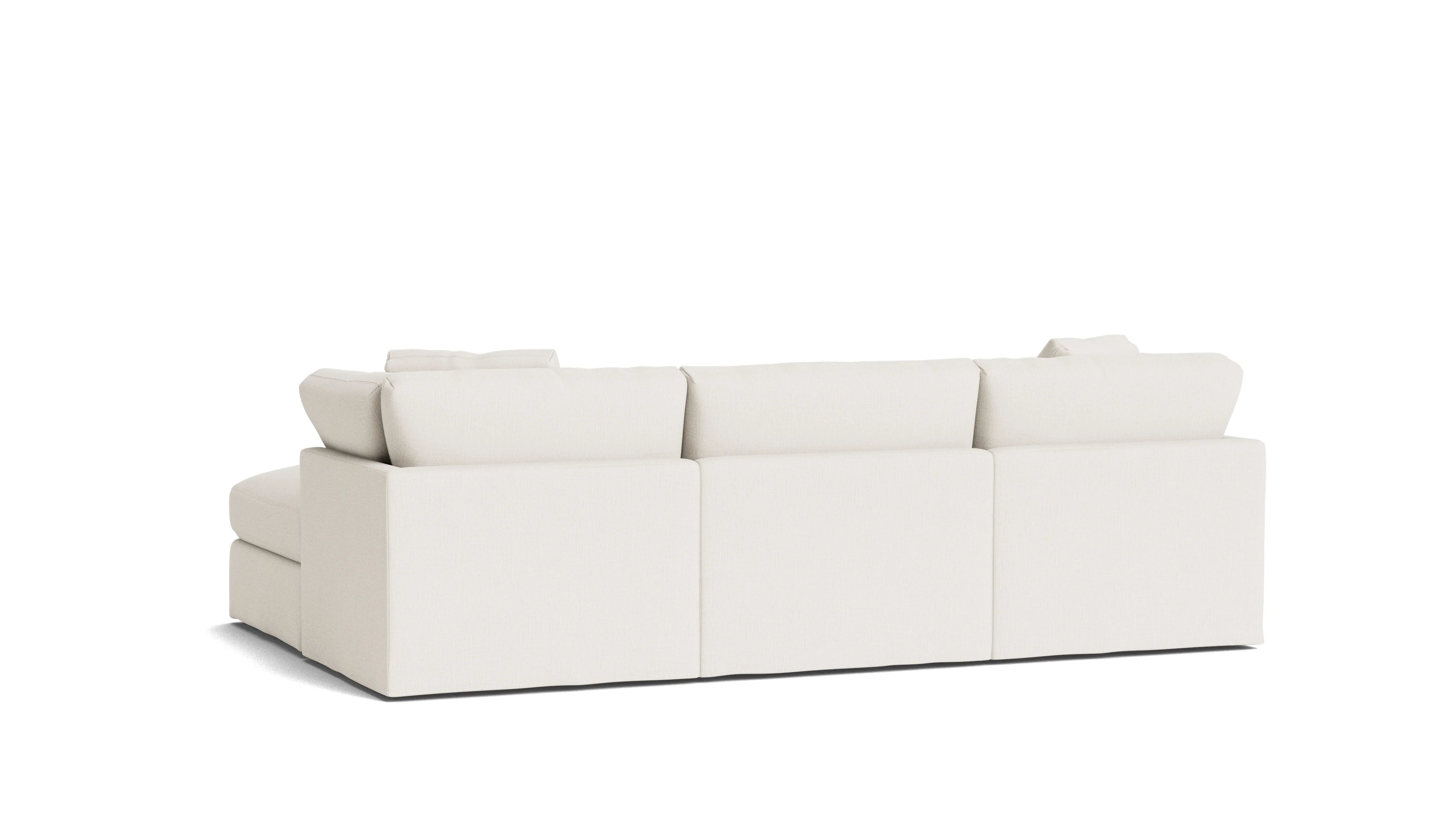 Get Together™ 5-Piece Modular U-Shaped Sectional, Standard, Cream Linen - Image 5