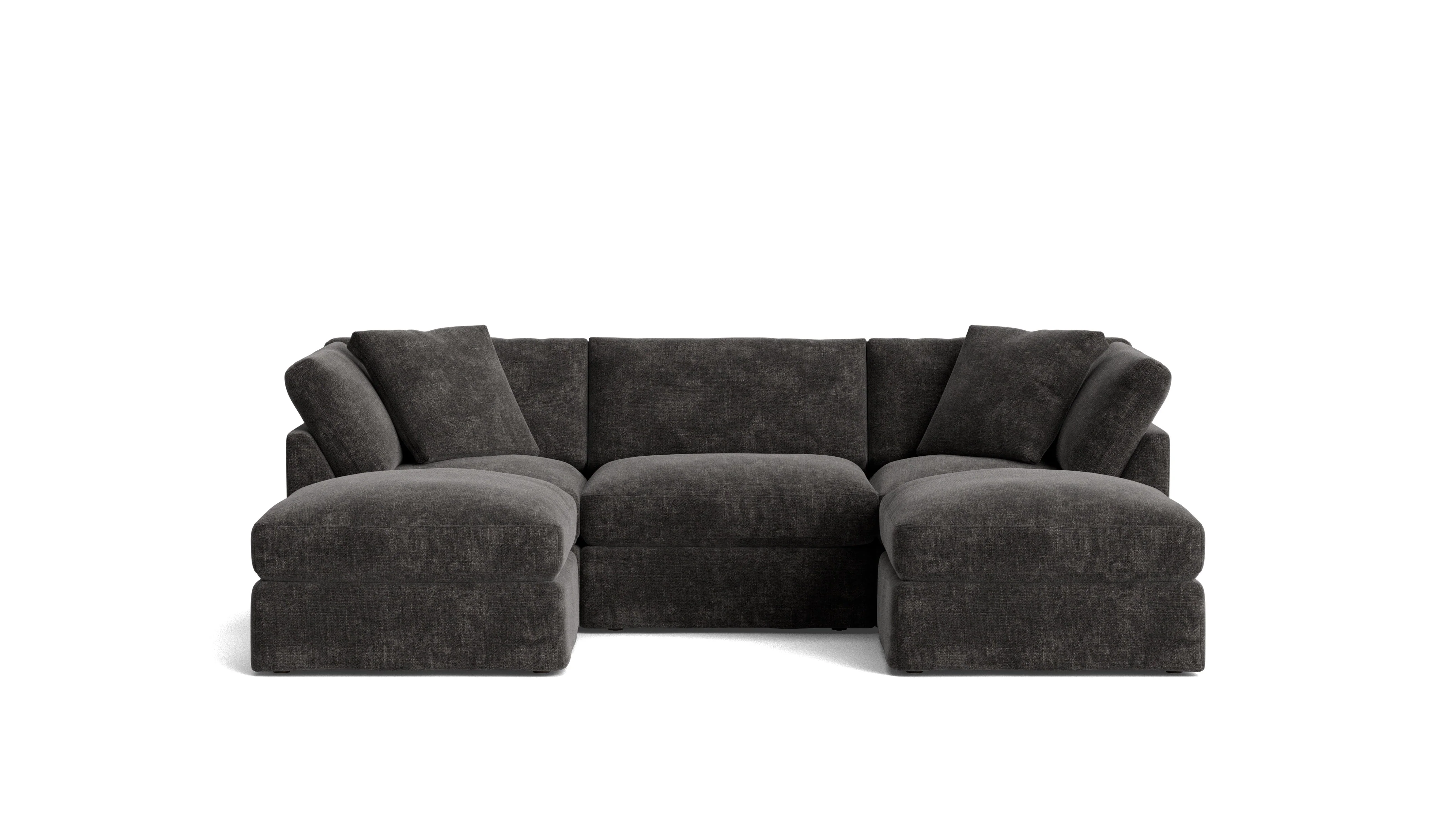 Get Together™ 5-Piece Modular U-Shaped Sectional, Standard, Truffle - Image 2