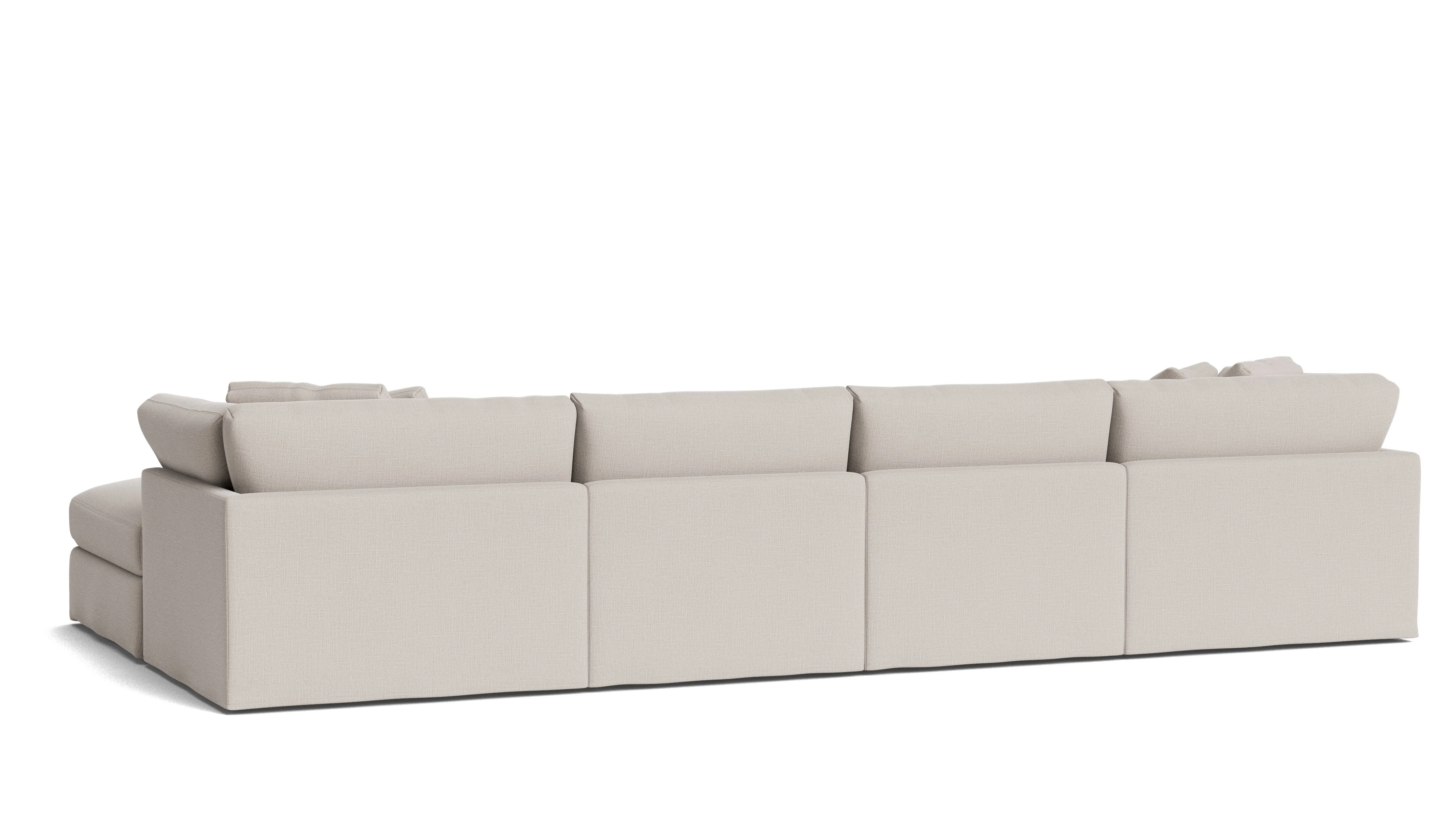 Get Together™ 6-Piece Modular U-Shaped Sectional, Large, Clay - Image 5