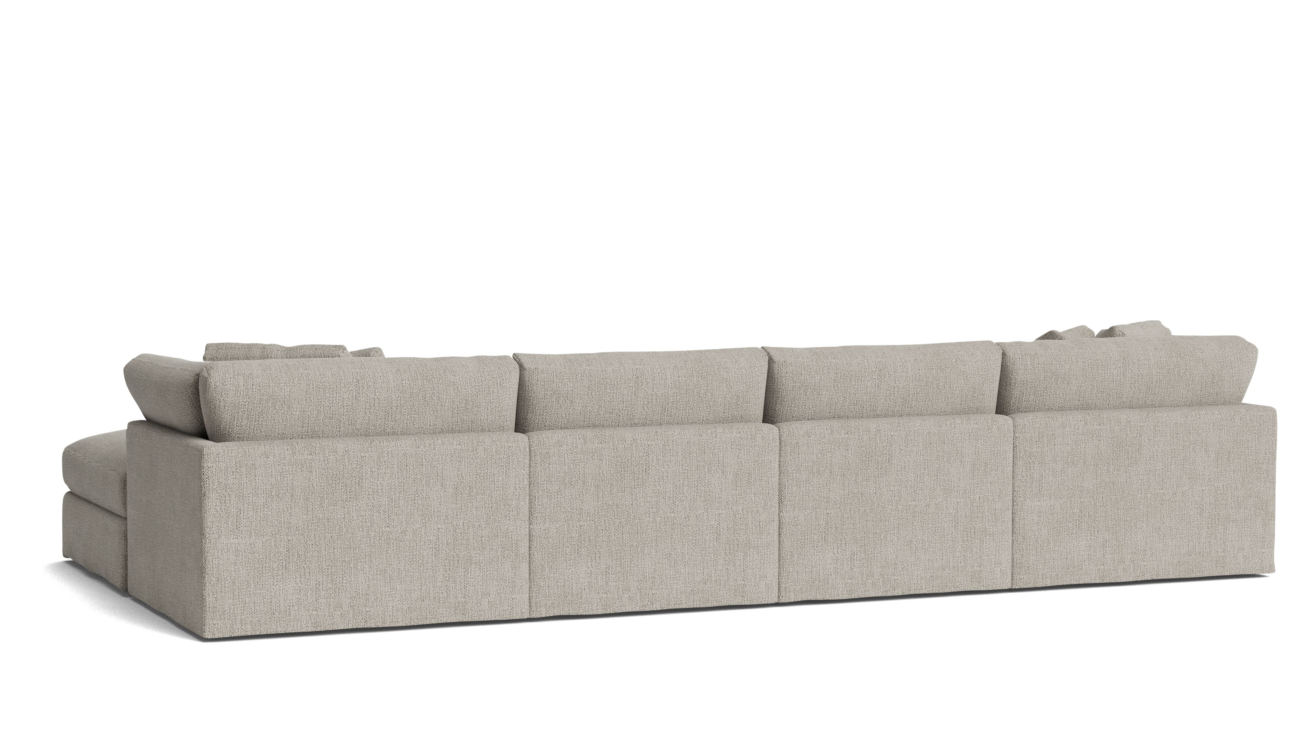 Get Together™ 6-Piece Modular U-Shaped Sectional, Large, Oatmeal - Image 5