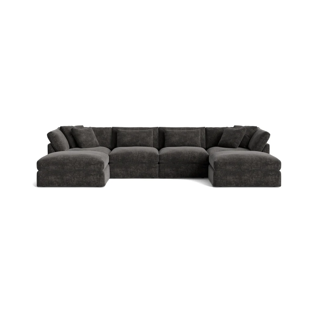Get Together™ 6-Piece Modular U-Shaped Sectional, Large, Truffle