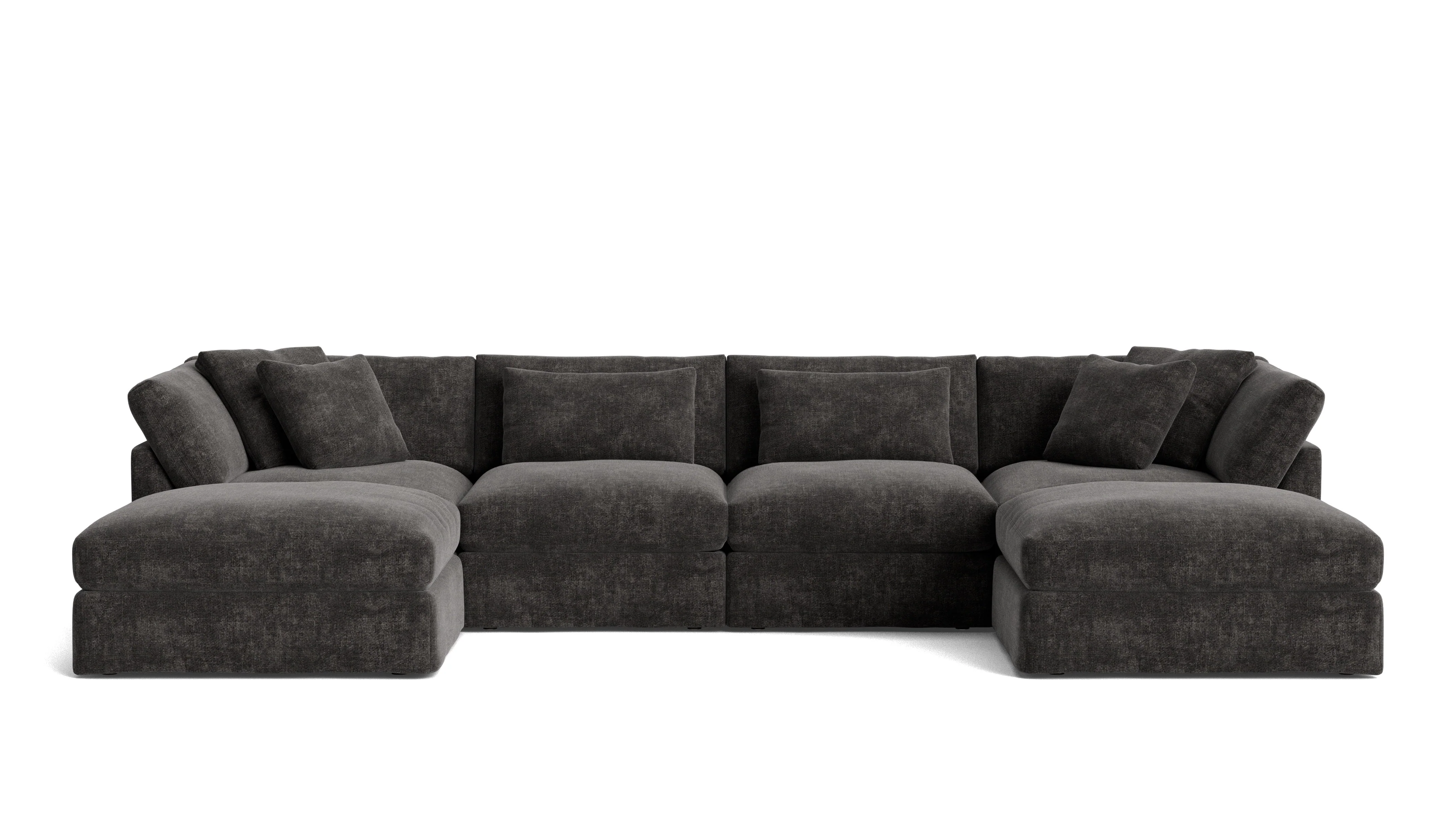 Get Together™ 6-Piece Modular U-Shaped Sectional, Large, Truffle - Image 2