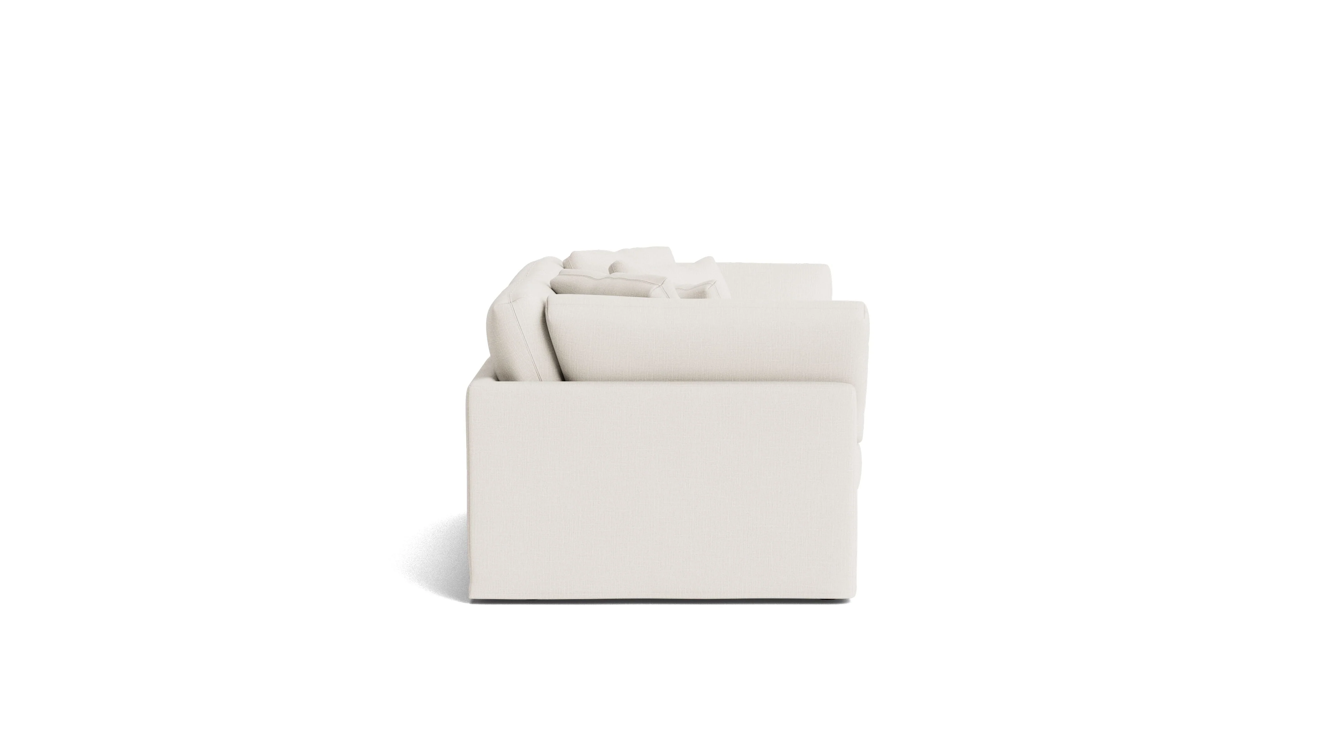 Get Together™ 2-Piece Modular Sofa, Large, Cream Linen - Image 4