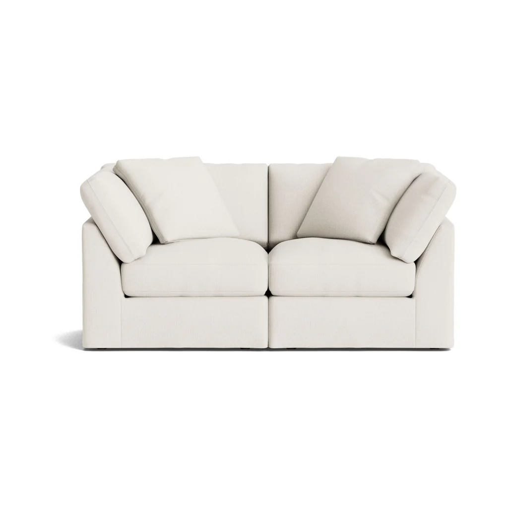 Get Together™ 2-Piece Modular Sofa, Standard, Cream Linen