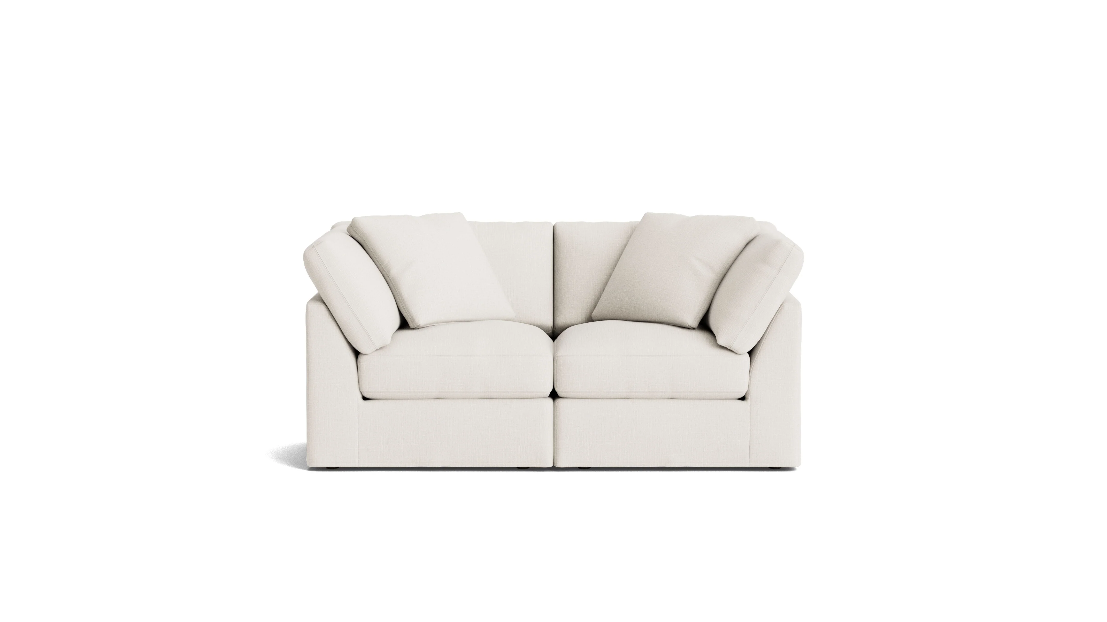 Get Together™ 2-Piece Modular Sofa, Standard, Cream Linen - Image 2